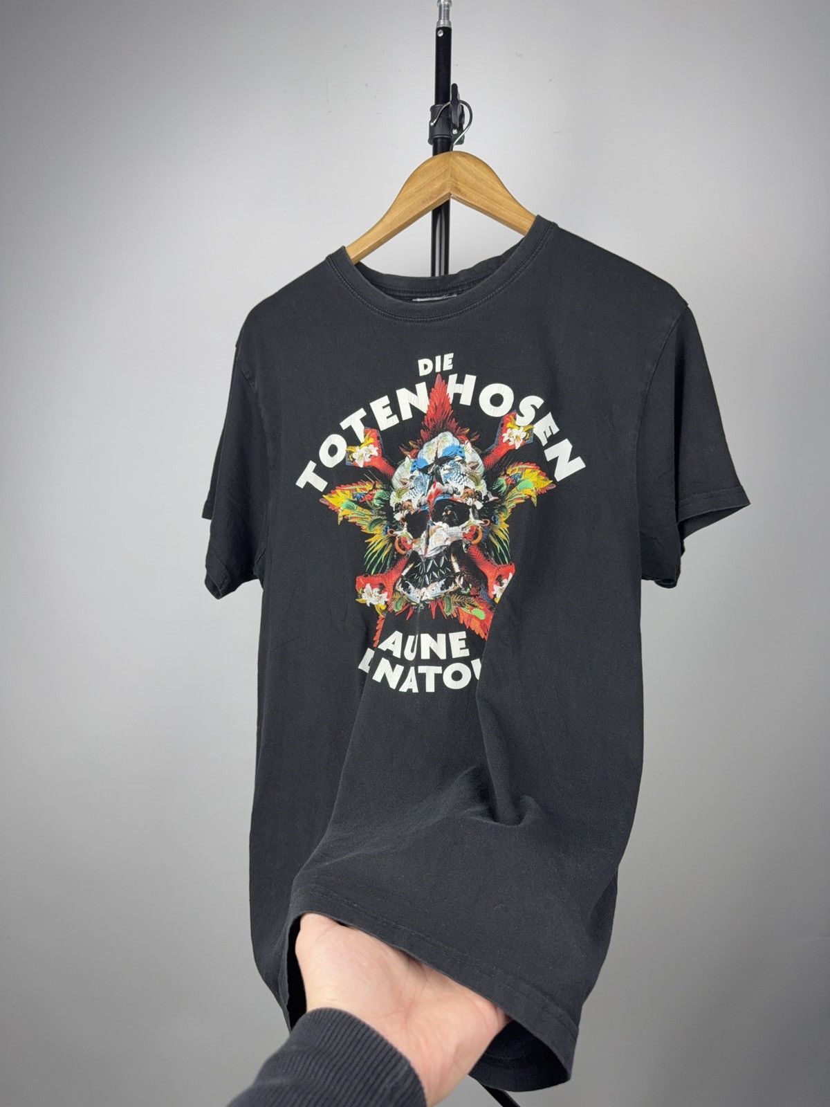 Band Tees 00s Die Toten Hosen 2017 Tour Shirt Skull Graphic Band Tee Size US L / EU 52-54 / 3 - 7 Thumbnail