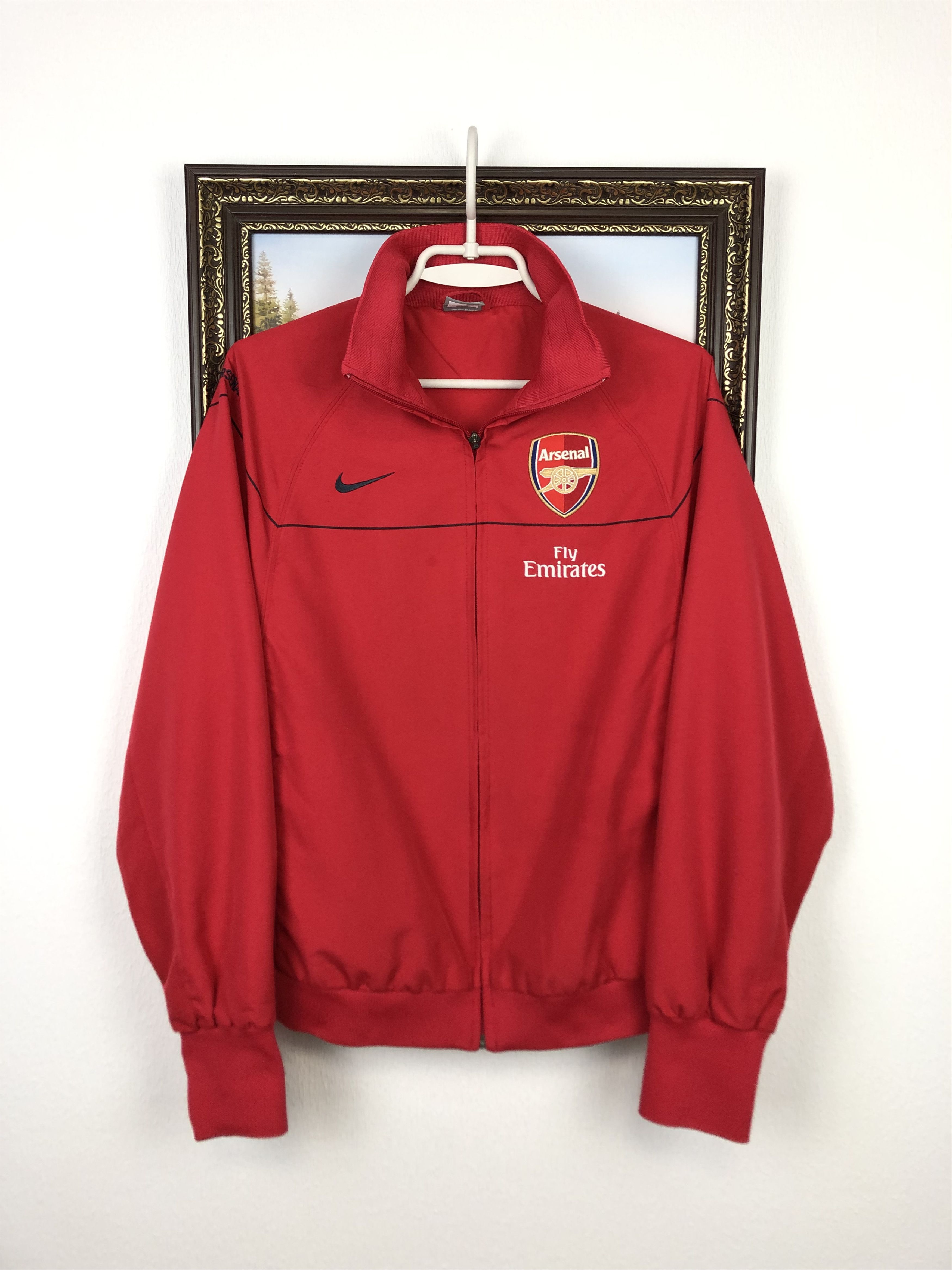 Nike Vintage Nike Arsenal Football Jacket Soccer Track Top Size US S / EU 44-46 / 1 - 1 Thumbnail