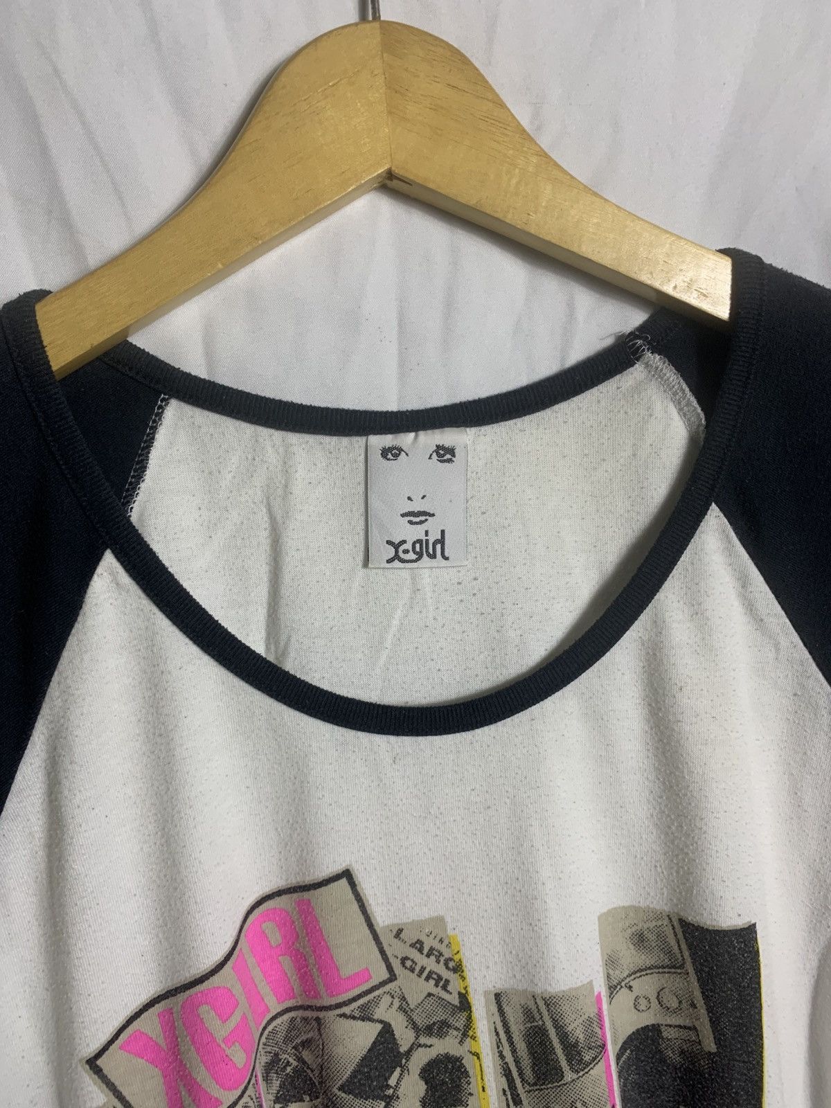 X-Girl Xgirl Japan Raglan Boxy shirt Size M / US 6-8 / IT 42-44 - 7 Thumbnail