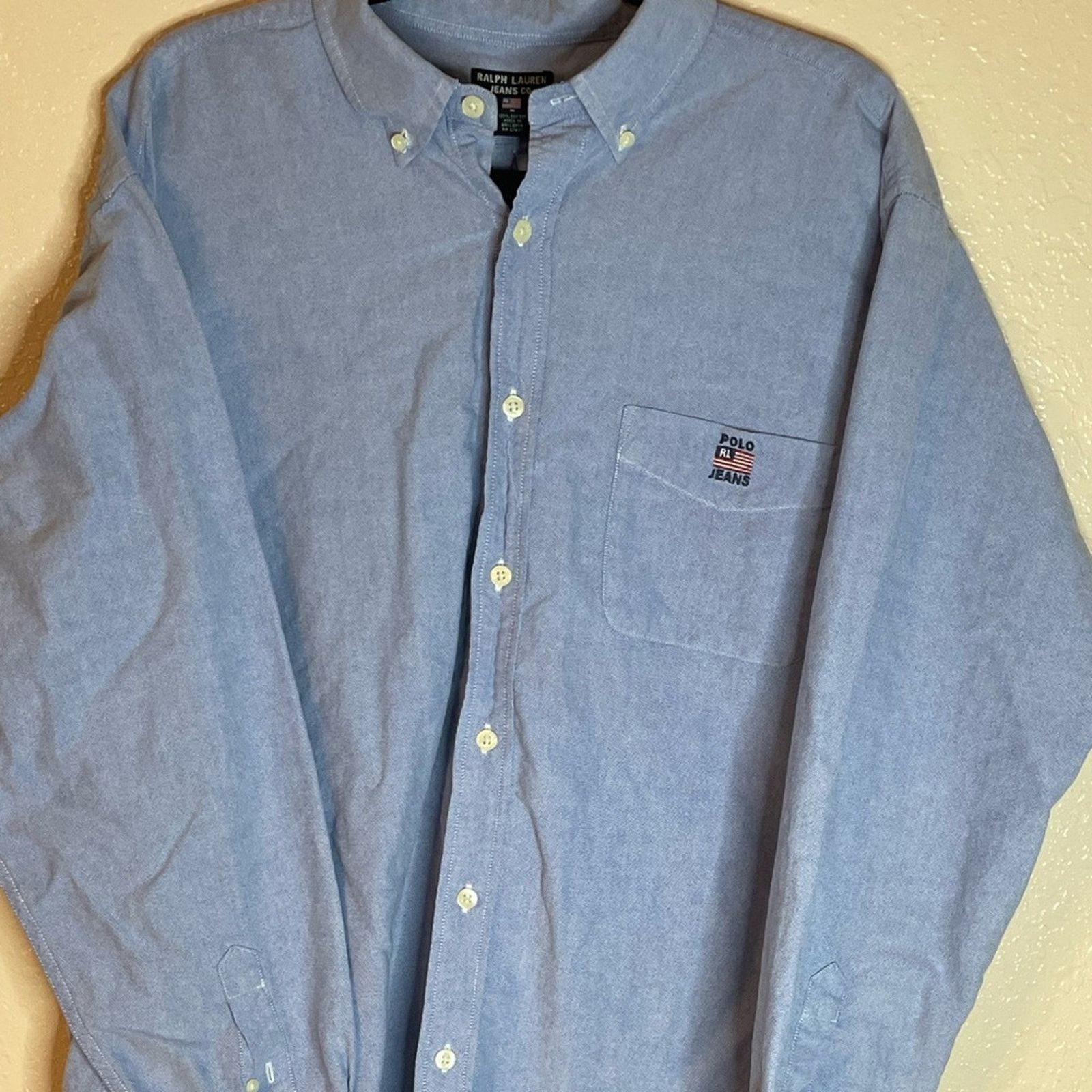 Ralph Lauren Polo Jeans Co Ralph Lauren Vintage 90s Mens Size Large Size US L / EU 52-54 / 3 - 1 Thumbnail