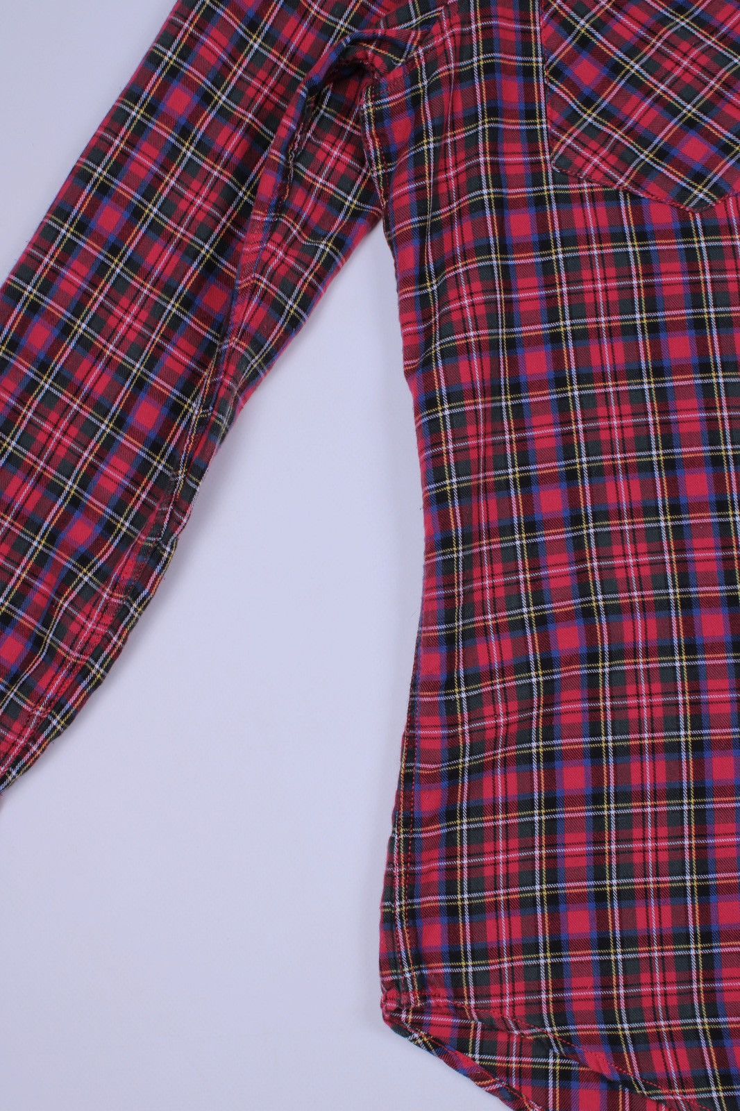 Designer × Dolce & Gabbana Dolce & Gabbana George Plaid Red Long Sleeve Button Shirt Size US L / EU 52-54 / 3 - 12 Thumbnail