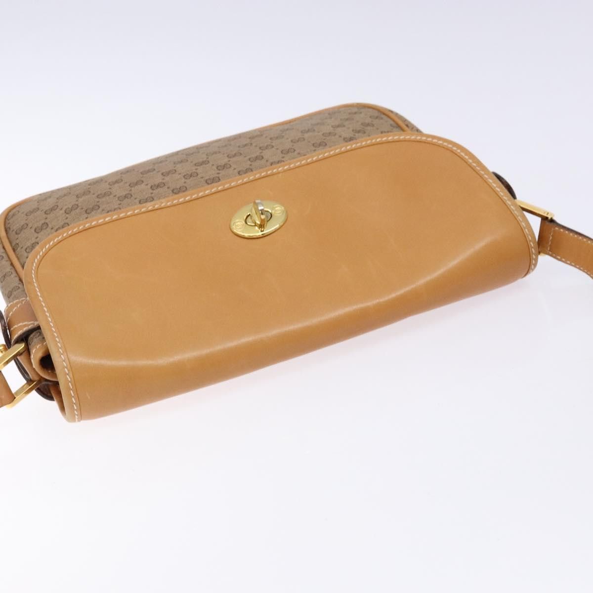 Gucci GUCCI Micro GG Supreme Shoulder Bag Pvc Beige Gold Size ONE SIZE - 6 Thumbnail