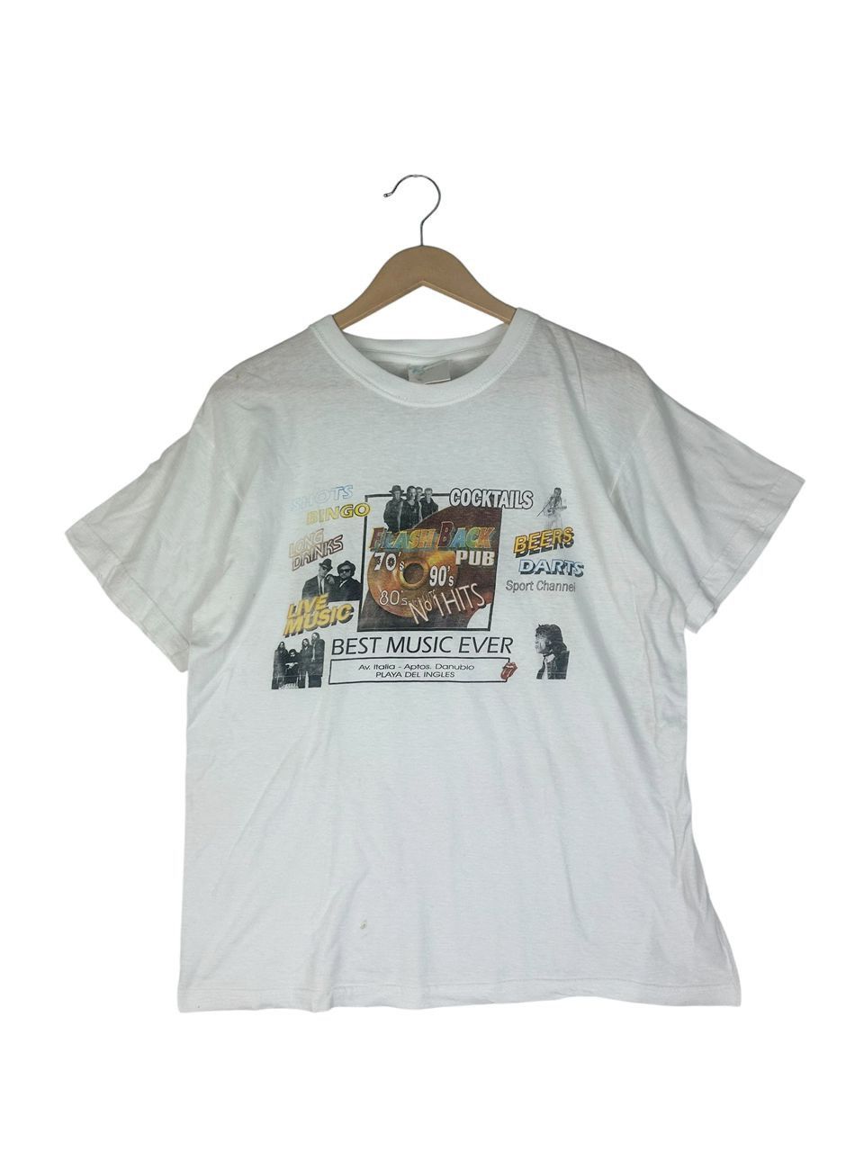 Vintage Vintage 90s Flashback Pub Music 70,80,90s Music Rock Band Size US L / EU 52-54 / 3 - 1 Thumbnail