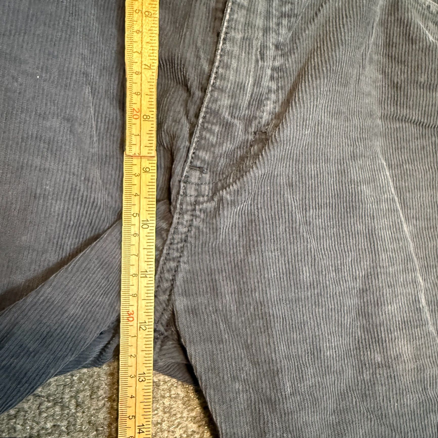 J.Crew J.CREW Pants Mens 34x30 Blue Corduroy Slim Straight Leg Grunge Wash Distressed Shirt Hat? Size US 34 / EU 50 - 7 Thumbnail