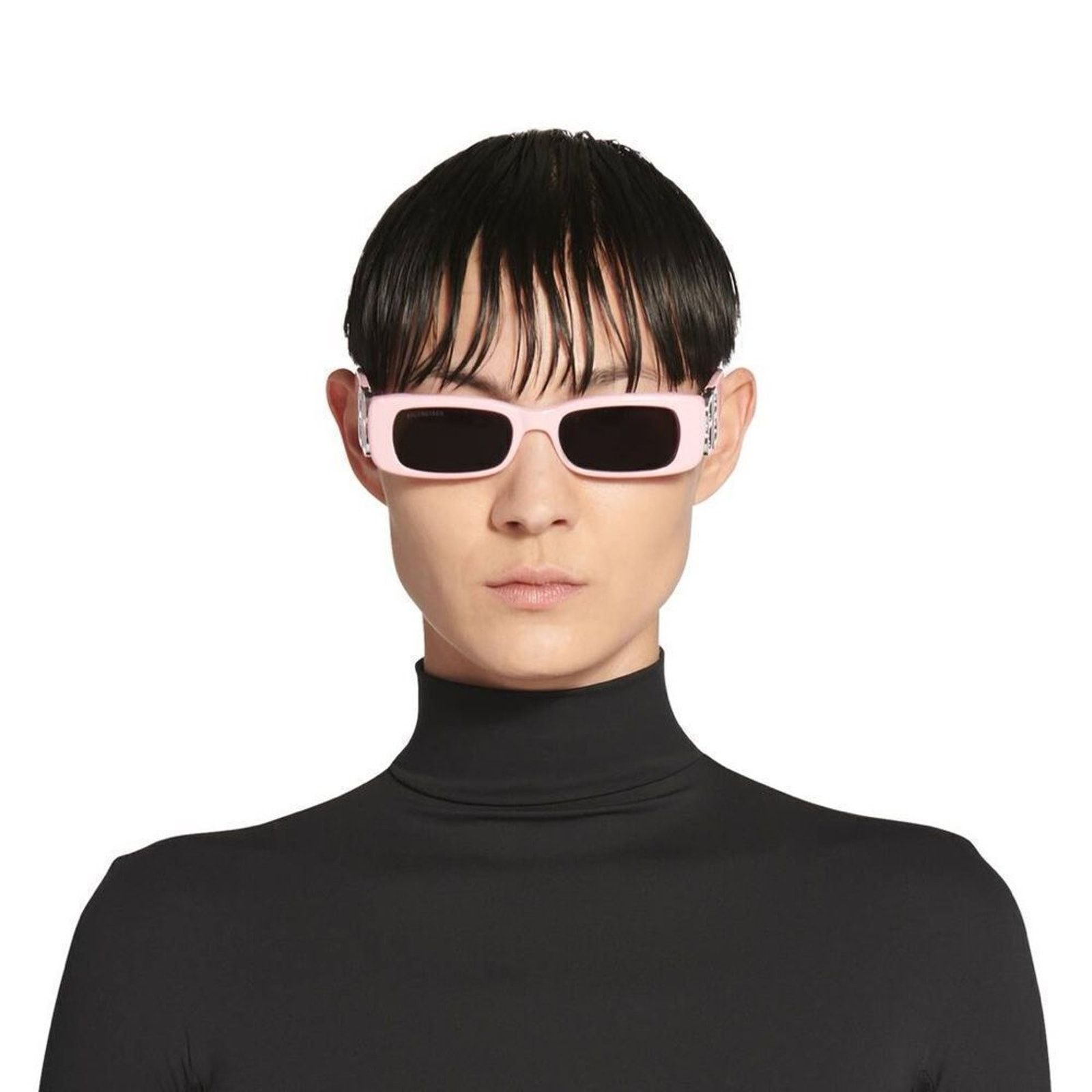 Balenciaga BRAND NEW BALENCIAGA BB0096S 012 Pink/Silver/Grey Sunglasses Size ONE SIZE - 11 Thumbnail