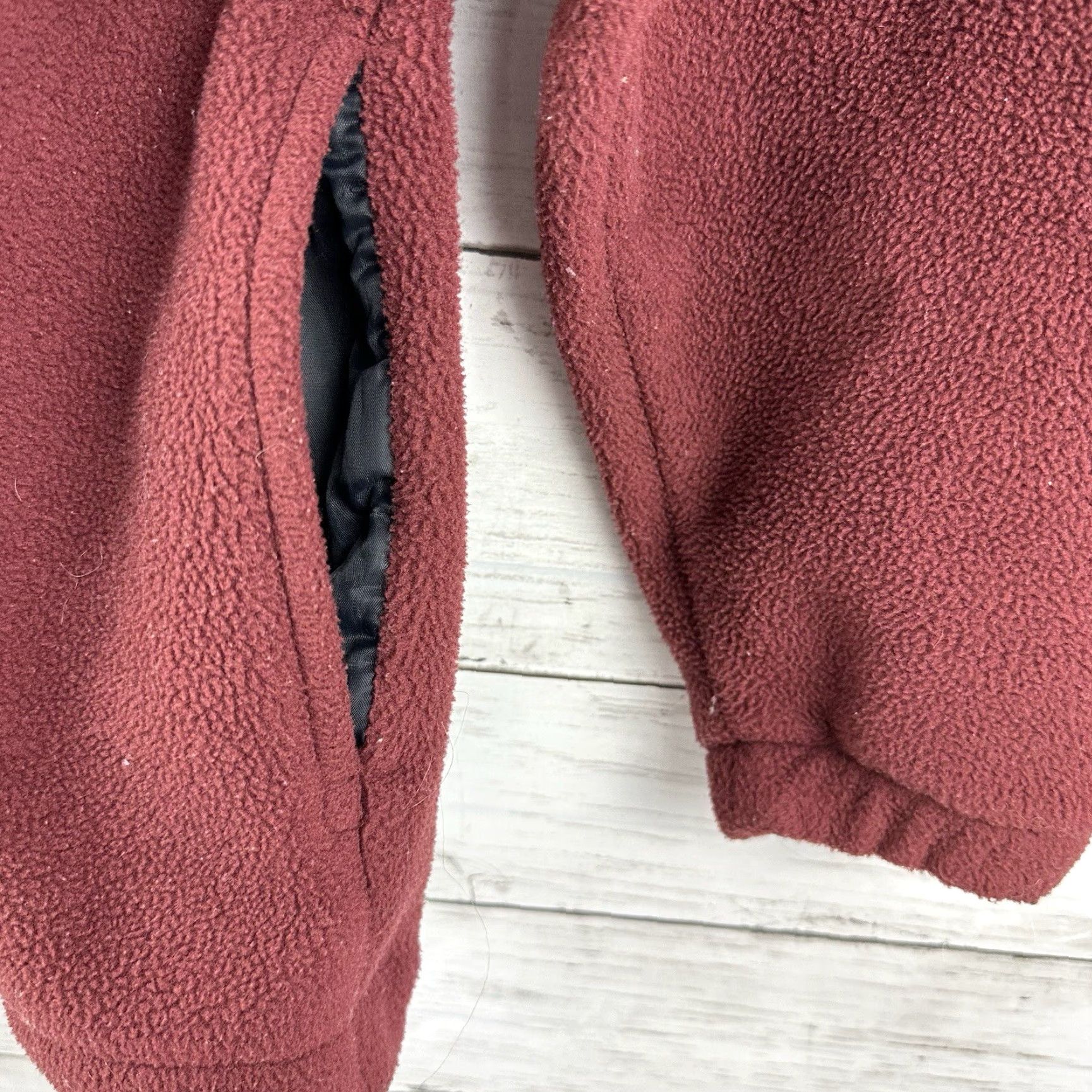 Vintage Vintage Columbia 1/4 zip Fleece Pullover Sweatshirt hooded USA Men’s Small red Size US S / EU 44-46 / 1 - 5 Thumbnail