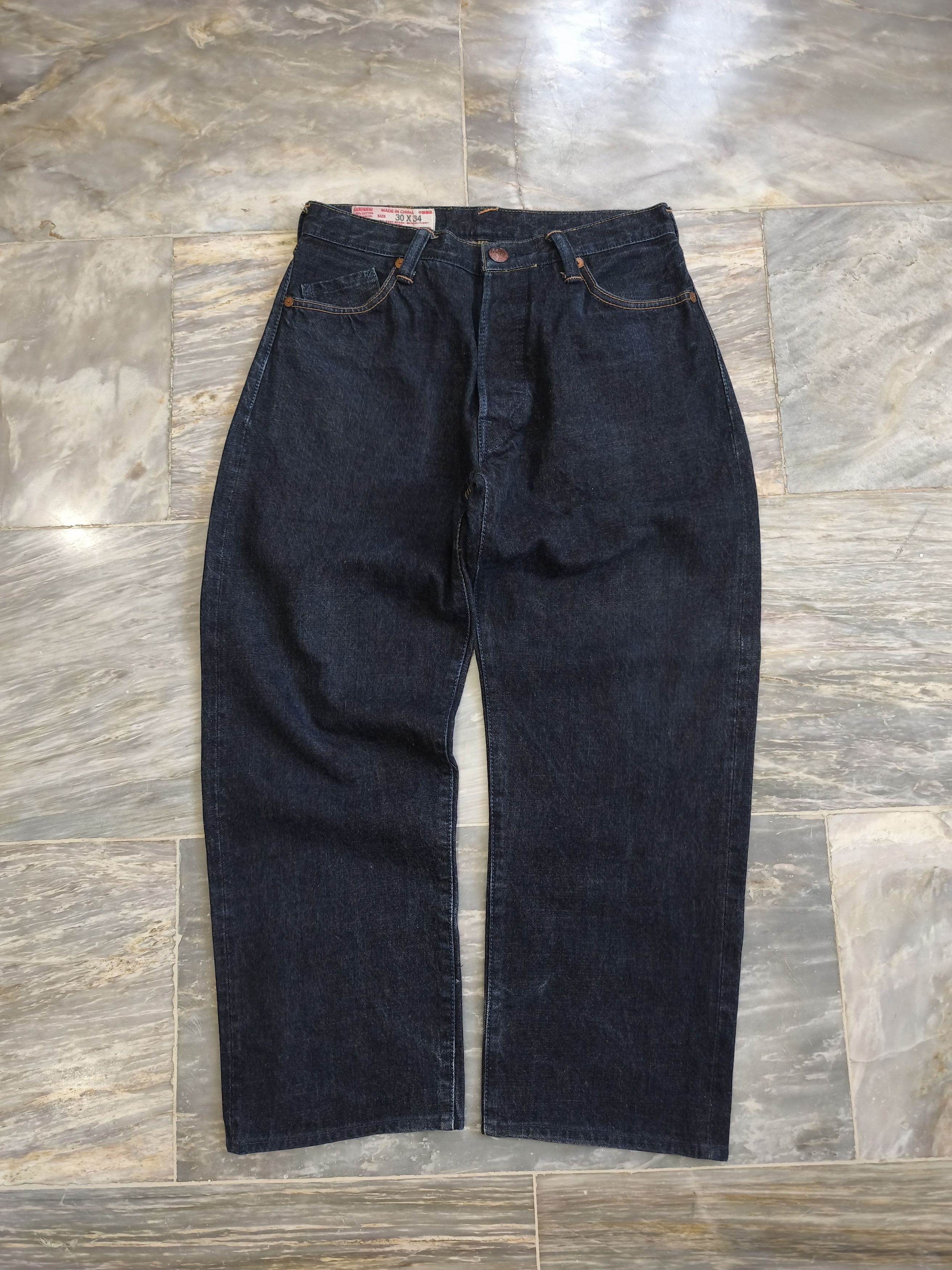 Evisu Yamane x EVISU Dormouse White Seagull Embroidery Denim Jeans Size US 30 / EU 46 - 7 Thumbnail