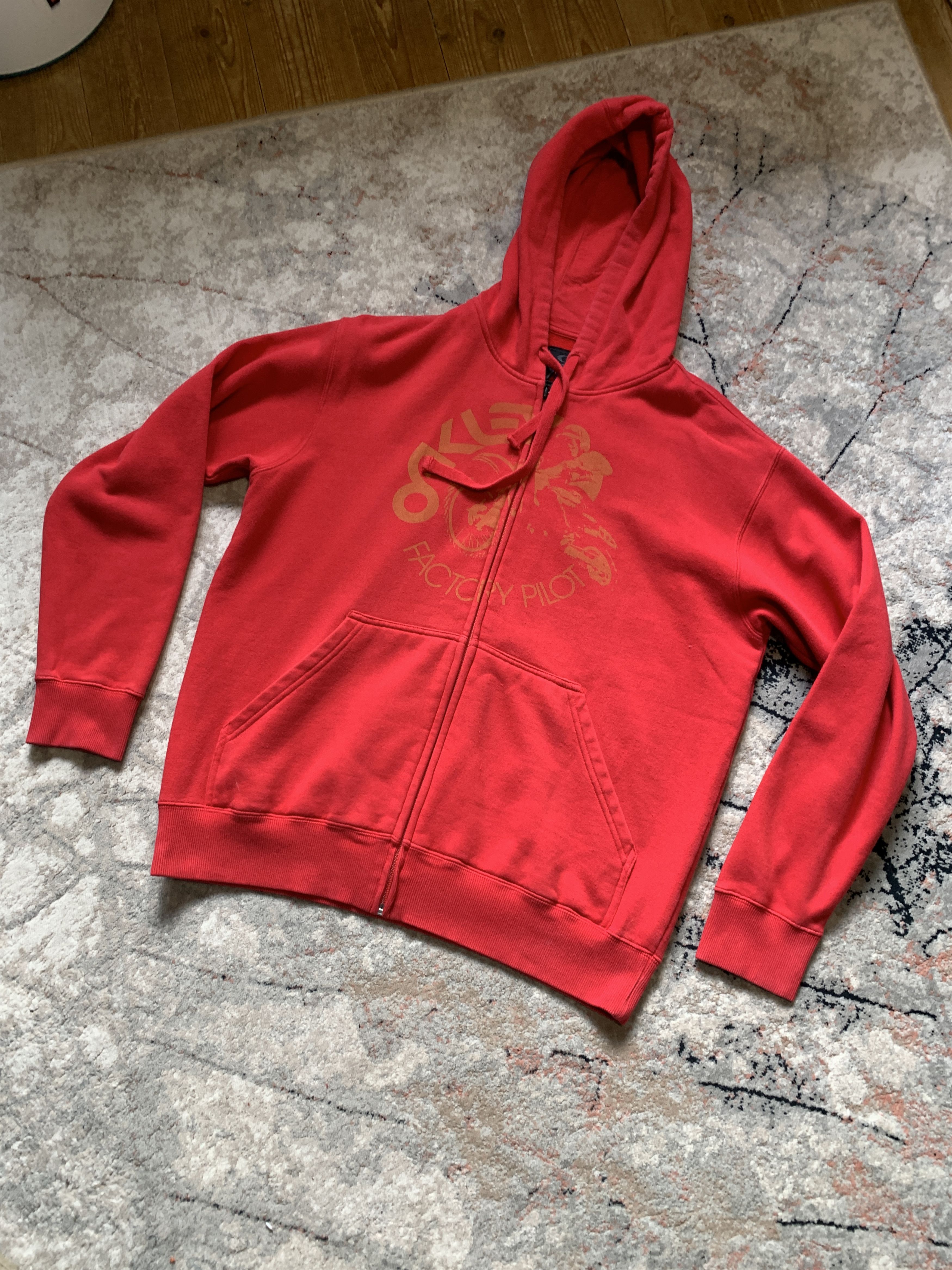 Oakley Oakley Factory Pilot Vintage Zip Hoodie Size US M / EU 48-50 / 2 - 1 Thumbnail