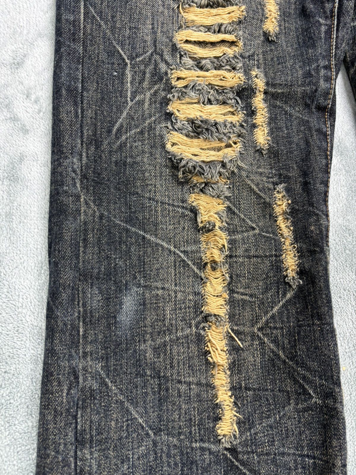 14th Addiction K.U.I Distressed Denim. S0384 Size US 32 / EU 48 - 4 Thumbnail