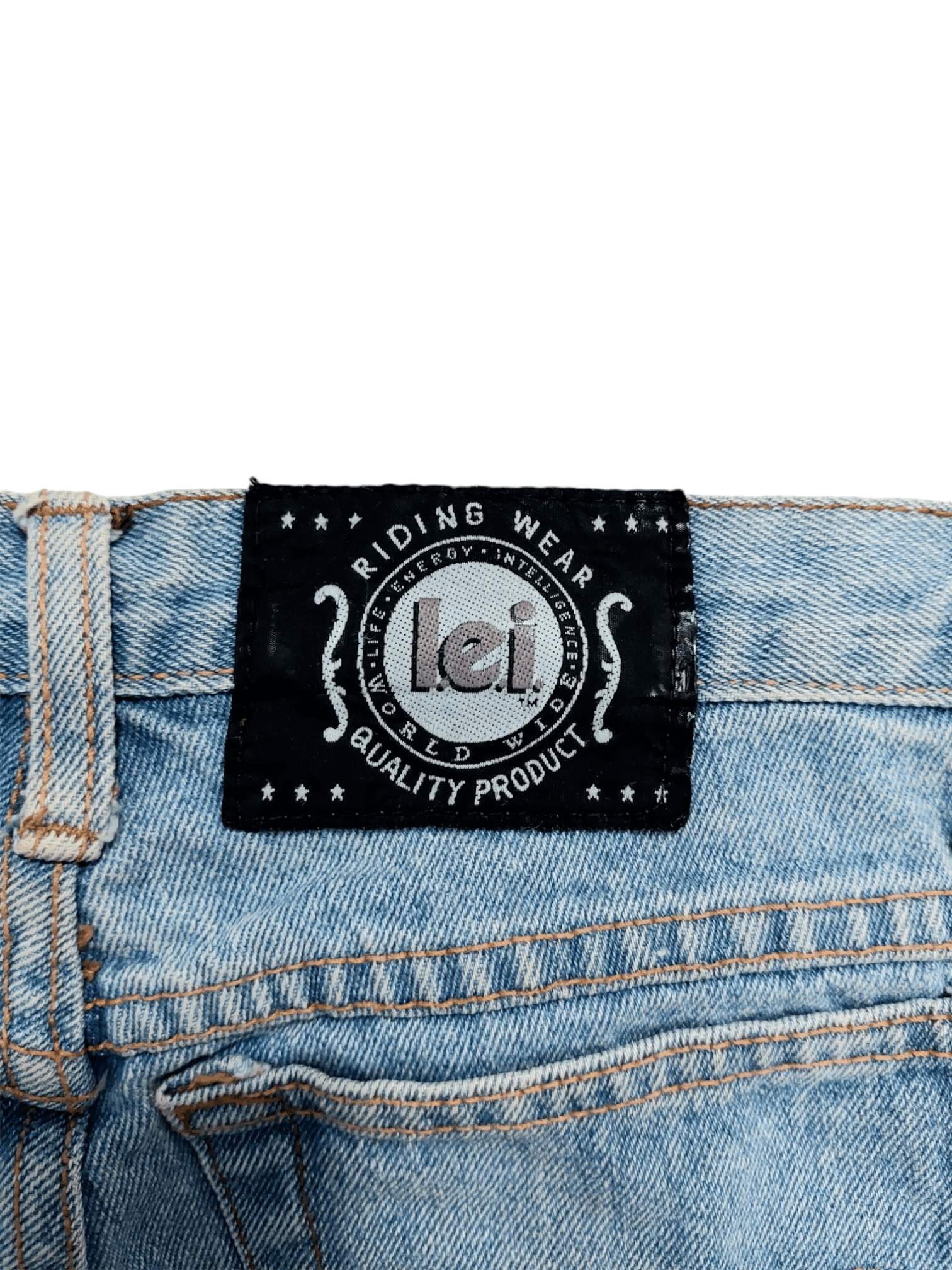 L.E.I. L.E.I Beauty Flower Painted Jeans Size 25" / US 0 / IT 36 - 18 Thumbnail