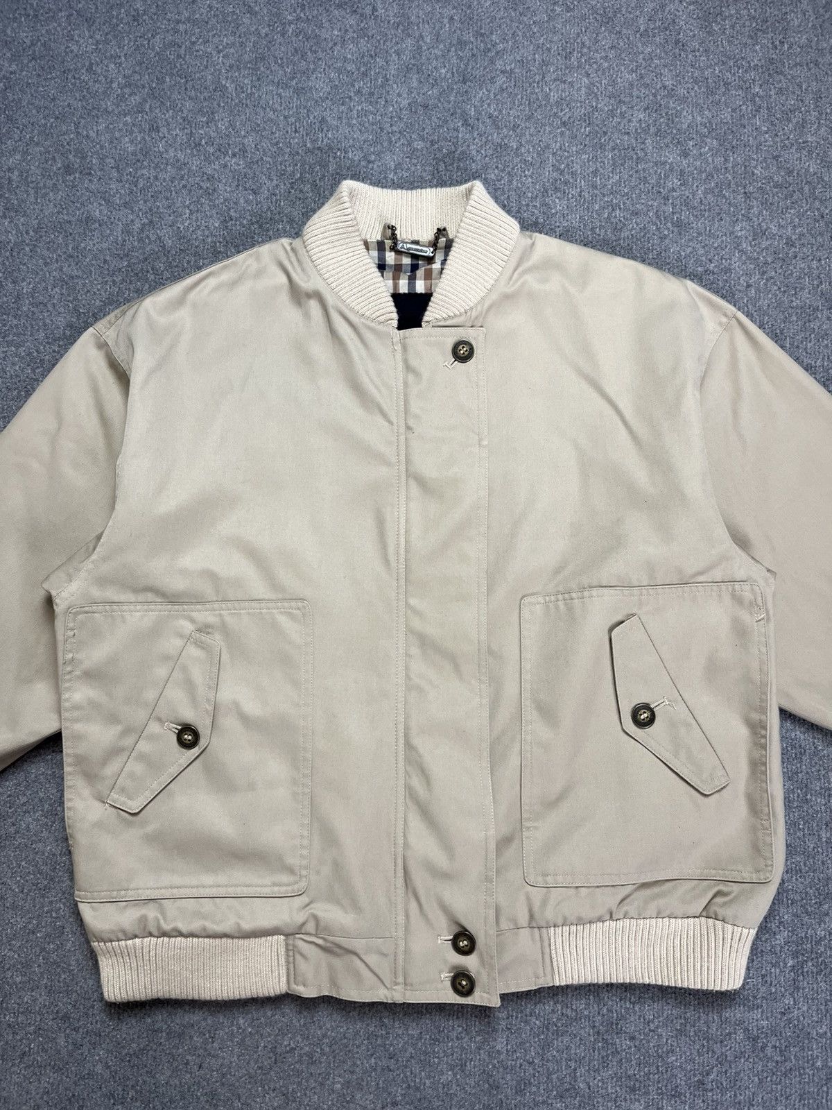 Aquascutum × Vintage Vintage Aquascutum bomber jacket Size US M / EU 48-50 / 2 - 3 Thumbnail