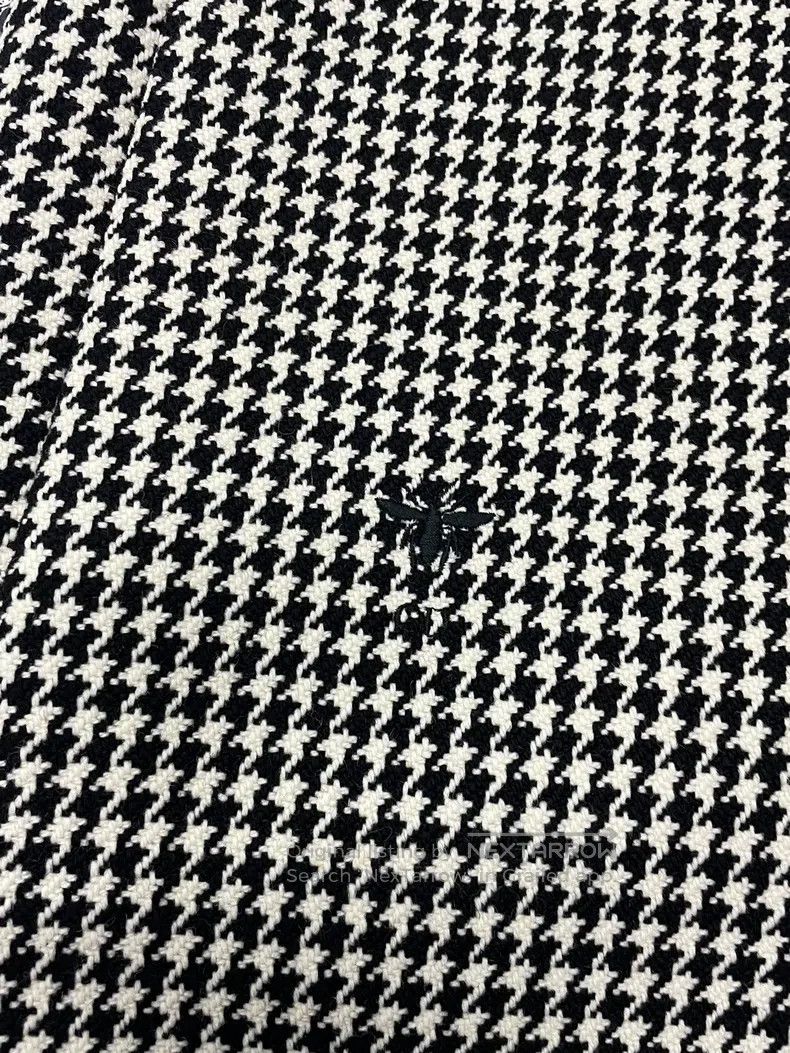 Dior Dior Black and white colour-blocked thousand-bird check sl Size XS / US 0-2 / IT 36-38 - 2 Thumbnail