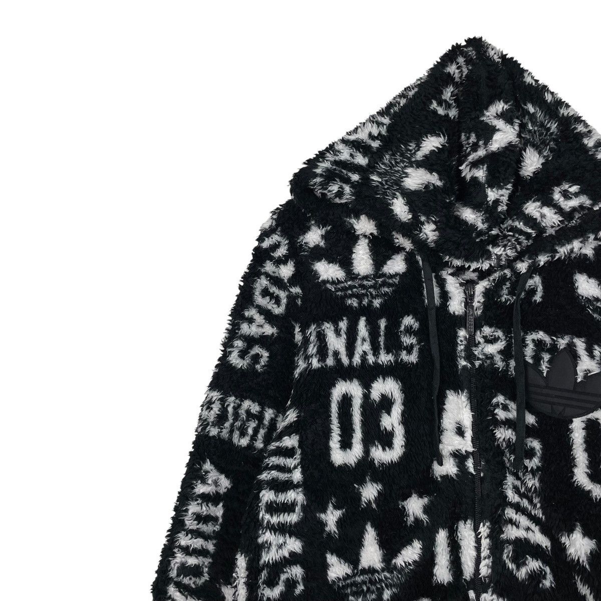 Adidas Adidas Fullprint Fleece Zipper Hoodie Size US M / EU 48-50 / 2 - 6 Thumbnail