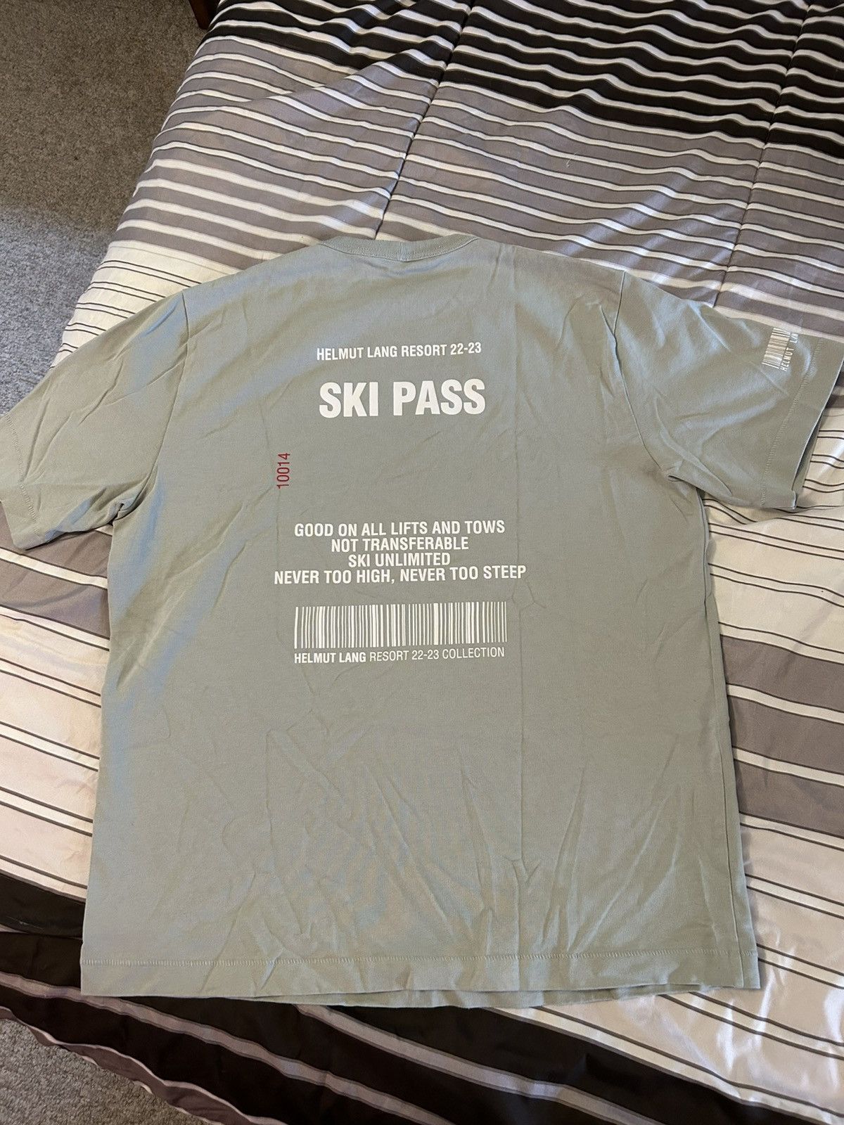 Helmut Lang Helmut Lang Men’s Ski Pass Crew T-Shirt Size US XL / EU 56 / 4 - 3 Thumbnail
