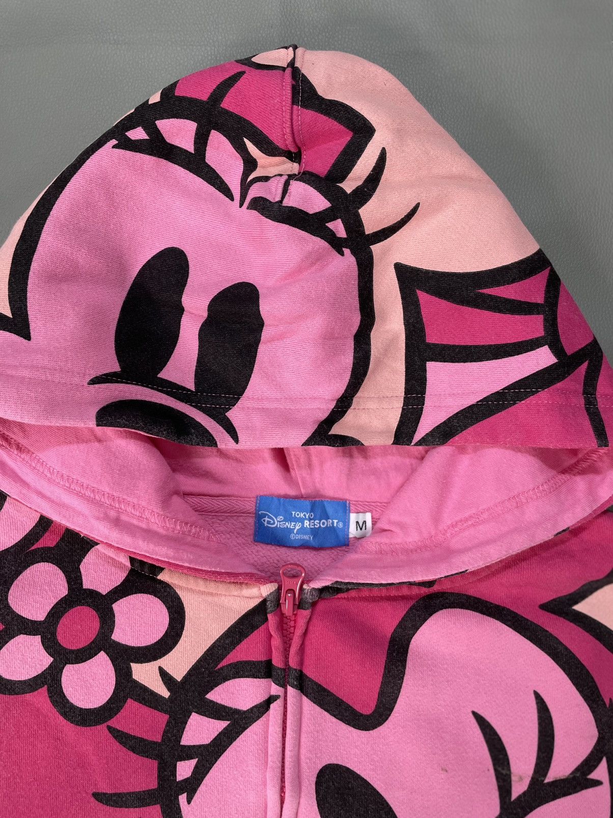 Disney vintage Mickey Mouse & Friends Zip Hoodie All Over Printed Size US S / EU 44-46 / 1 - 4 Thumbnail