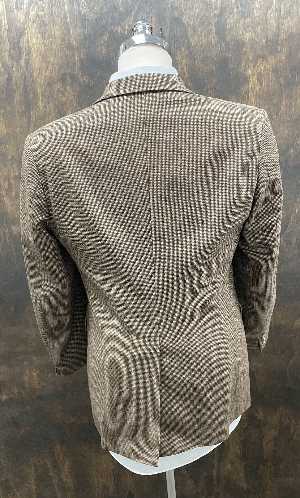 Calvin Klein × Vintage Vintage Wool Tweed Jacket Size 40R - 4 Thumbnail