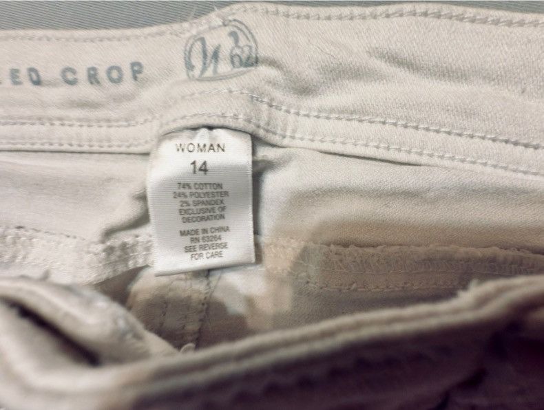 Other Westport 1962 White Relaxed Crop Jeans – Woman 14 Size 36" / US 14 / IT 50 - 6 Thumbnail