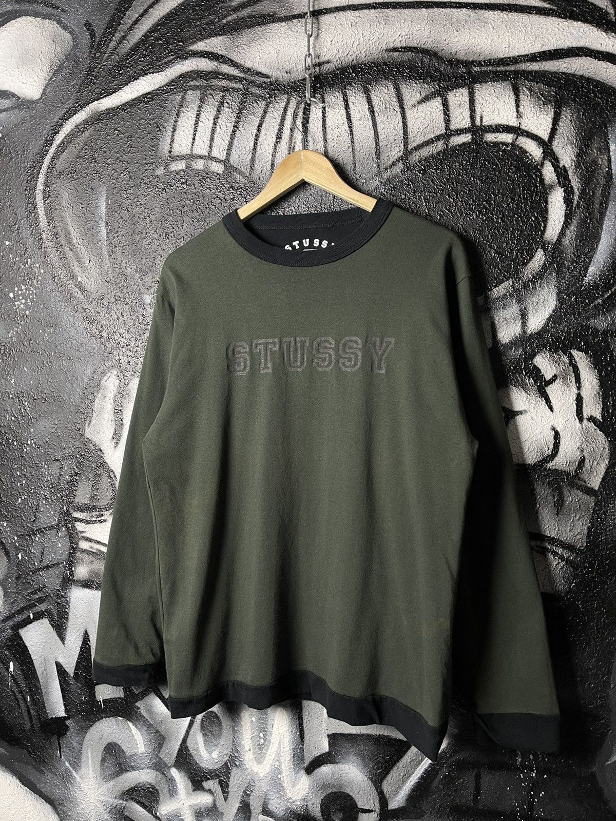 Stussy Y2K Stussy Double-Sided Long Sleeve Mens Size M Size US M / EU 48-50 / 2 - 1 Thumbnail