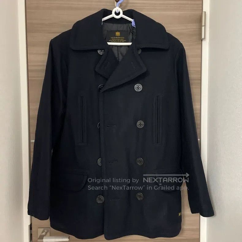 Neighborhood Neighborhood Wool Double-breasted NBHD Tweed Coat Size US S / EU 44-46 / 1 - 1 Thumbnail
