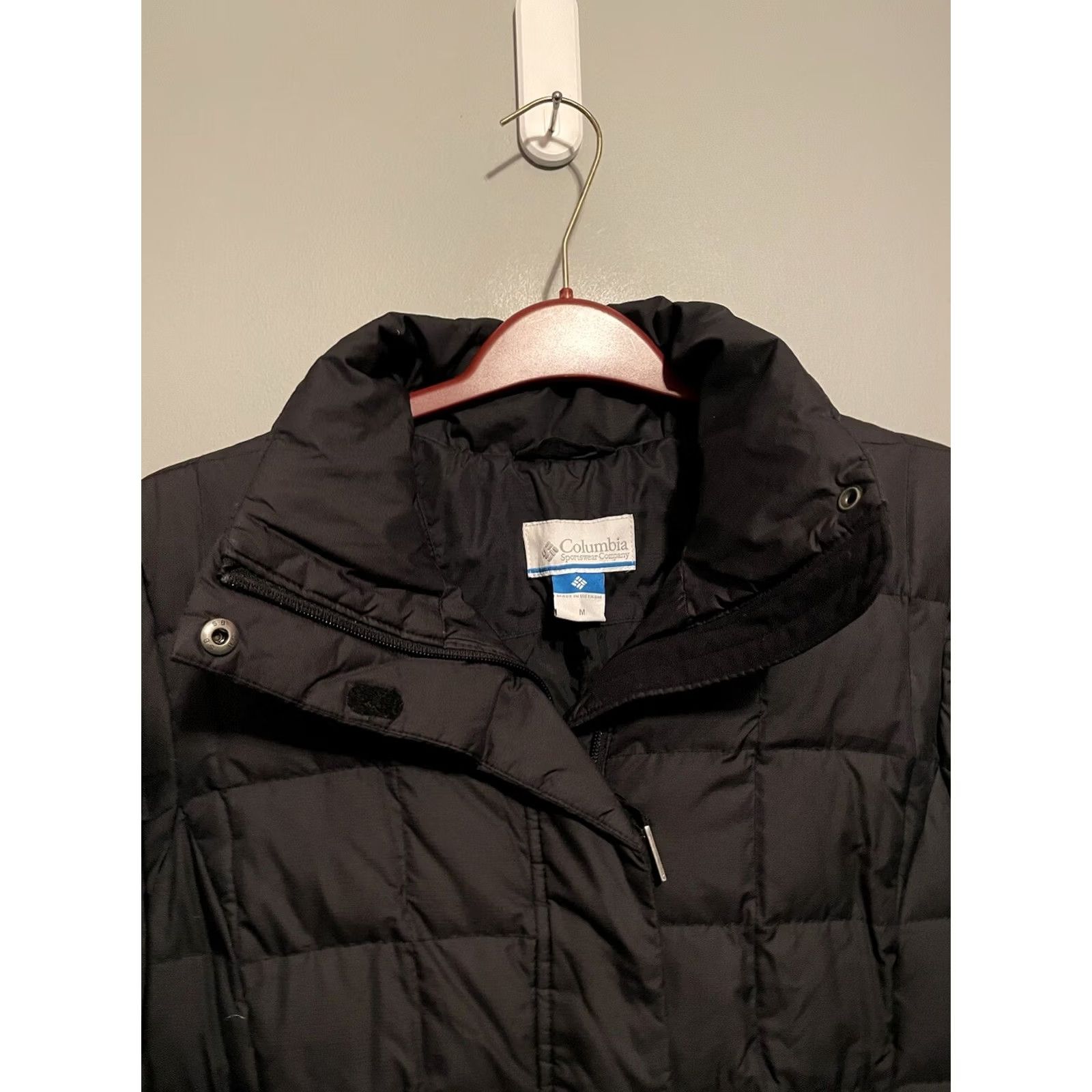 Vintage Columbia Women’s Jacket Puffer Insulated Omni-Heat Black Mid-Length Regular Size M Size M / US 6-8 / IT 42-44 - 2 Thumbnail