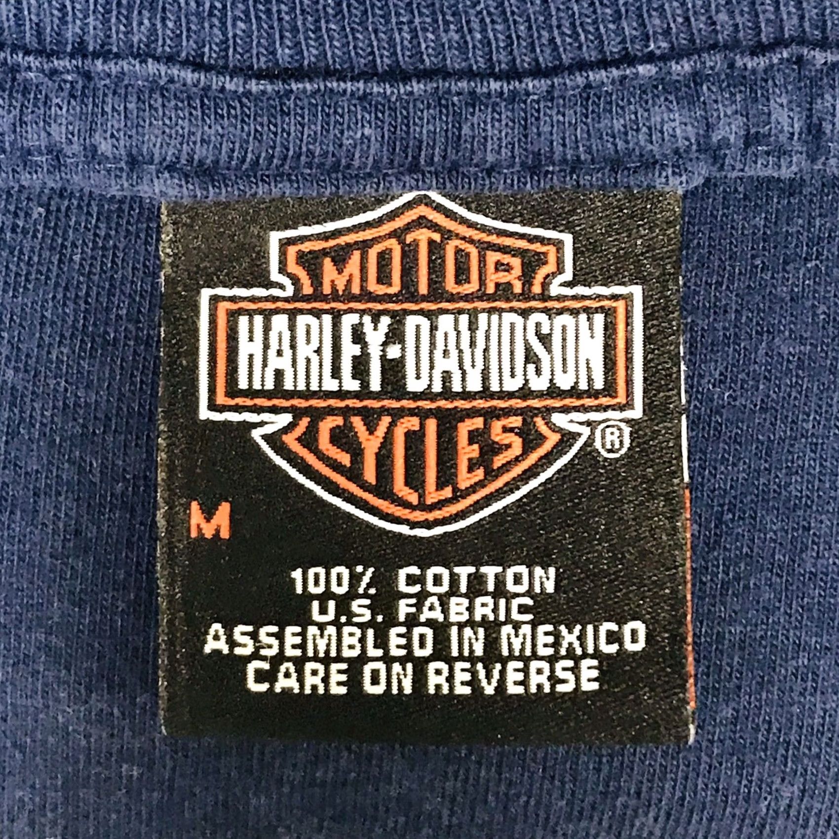 Harley Davidson Harley-Davidson Men T-Shirt Austin Texas USA Capitol Motorcycle Graphic M Blue Short Sleeve Crew Neck Size US M / EU 48-50 / 2 - 3 Thumbnail