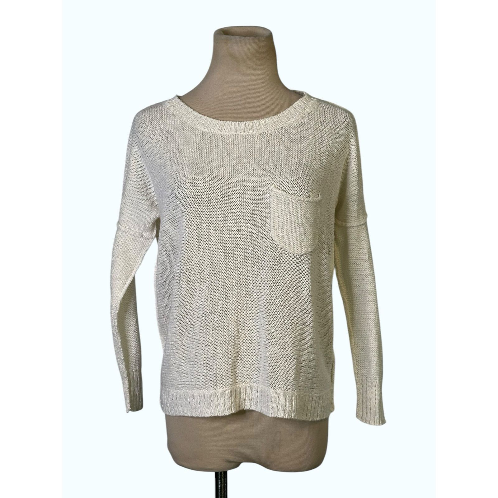 Brochu Walker Brochu Walker white linen sweater size Small Size S / US 4 / IT 40 - 9 Thumbnail