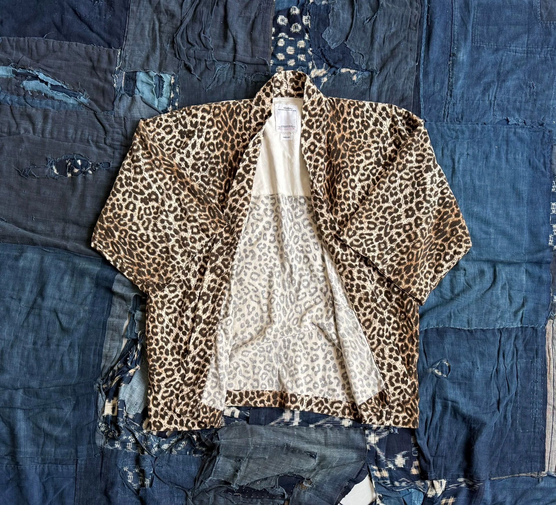 Visvim VISVIM 23SS HAPPI LEOPARD CARDIGAN BEIGE SIZE 2 Size US M / EU 48-50 / 2 - 2 Thumbnail