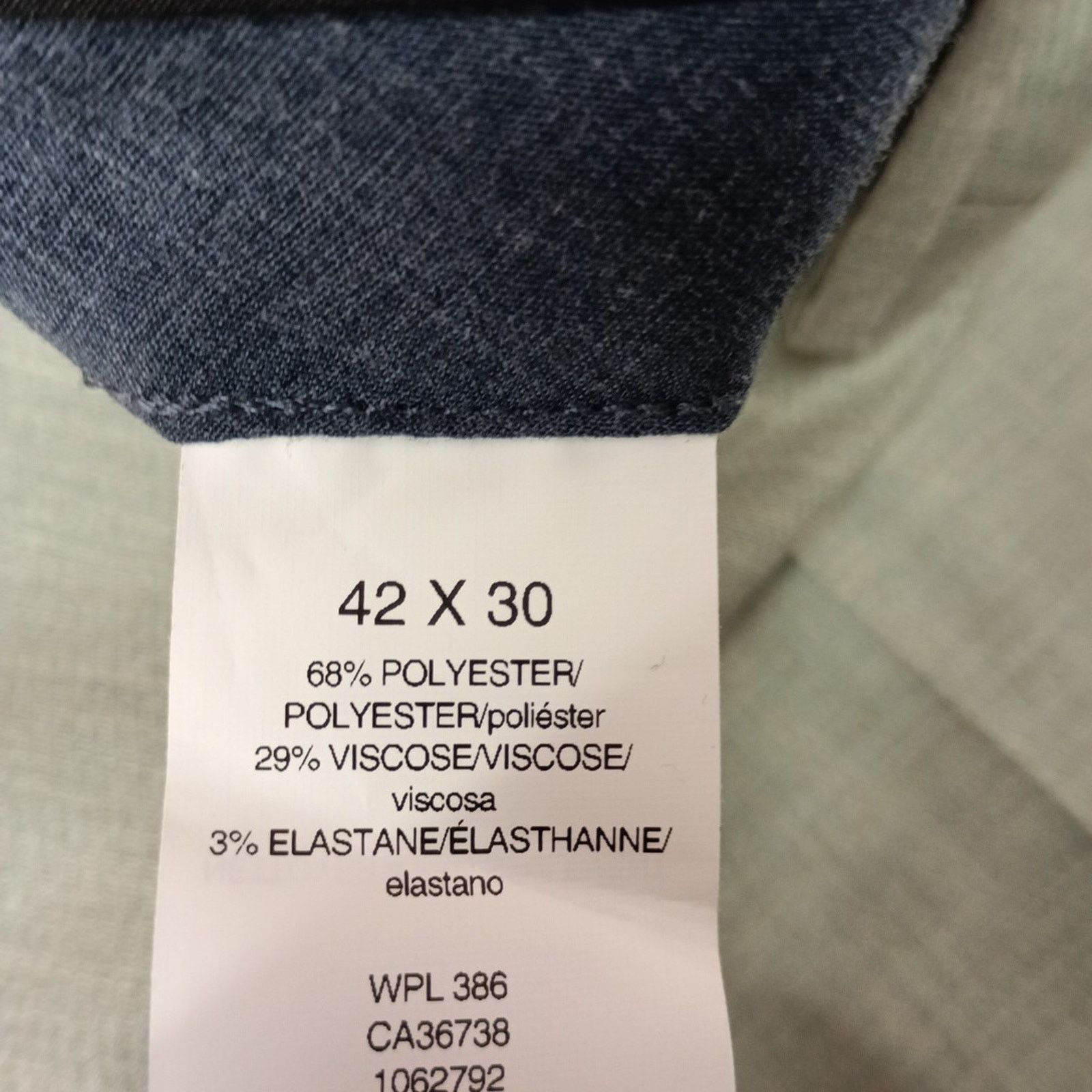 Haggar J.M. Haggar Twill Pants Men's Size 42x30 LT Green Tailor Fit Size US 42 / EU 58 - 5 Thumbnail