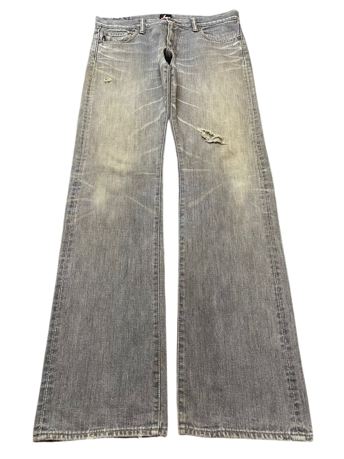 If Six Was Nine Vintage Japanese Brand Mud Faded Wash Style Jeans Size US 32 / EU 48 - 1 Thumbnail