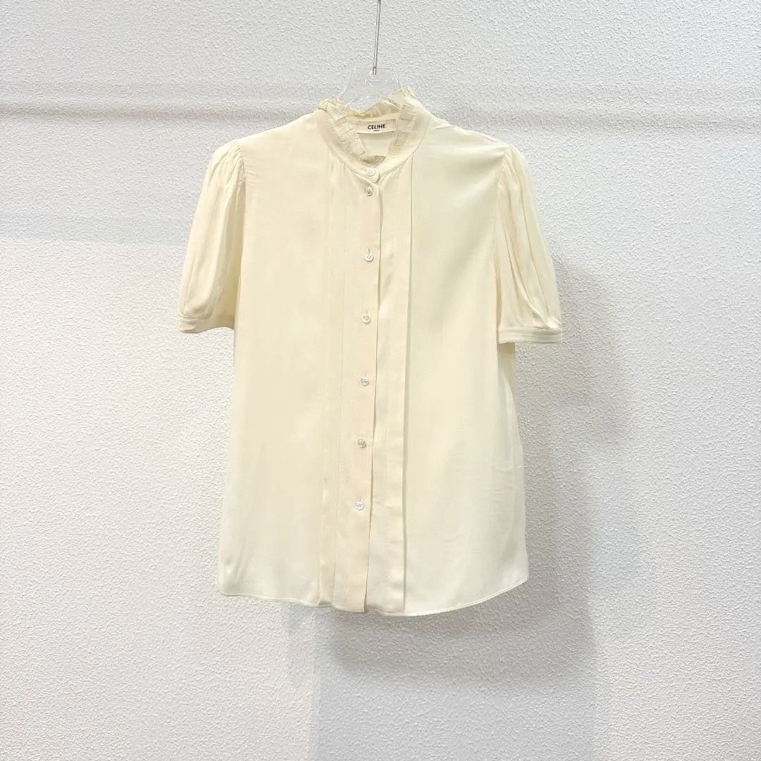 Celine CELINE Silk Blend Blouse Size 36 Size XS / US 0-2 / IT 36-38 - 1 Thumbnail