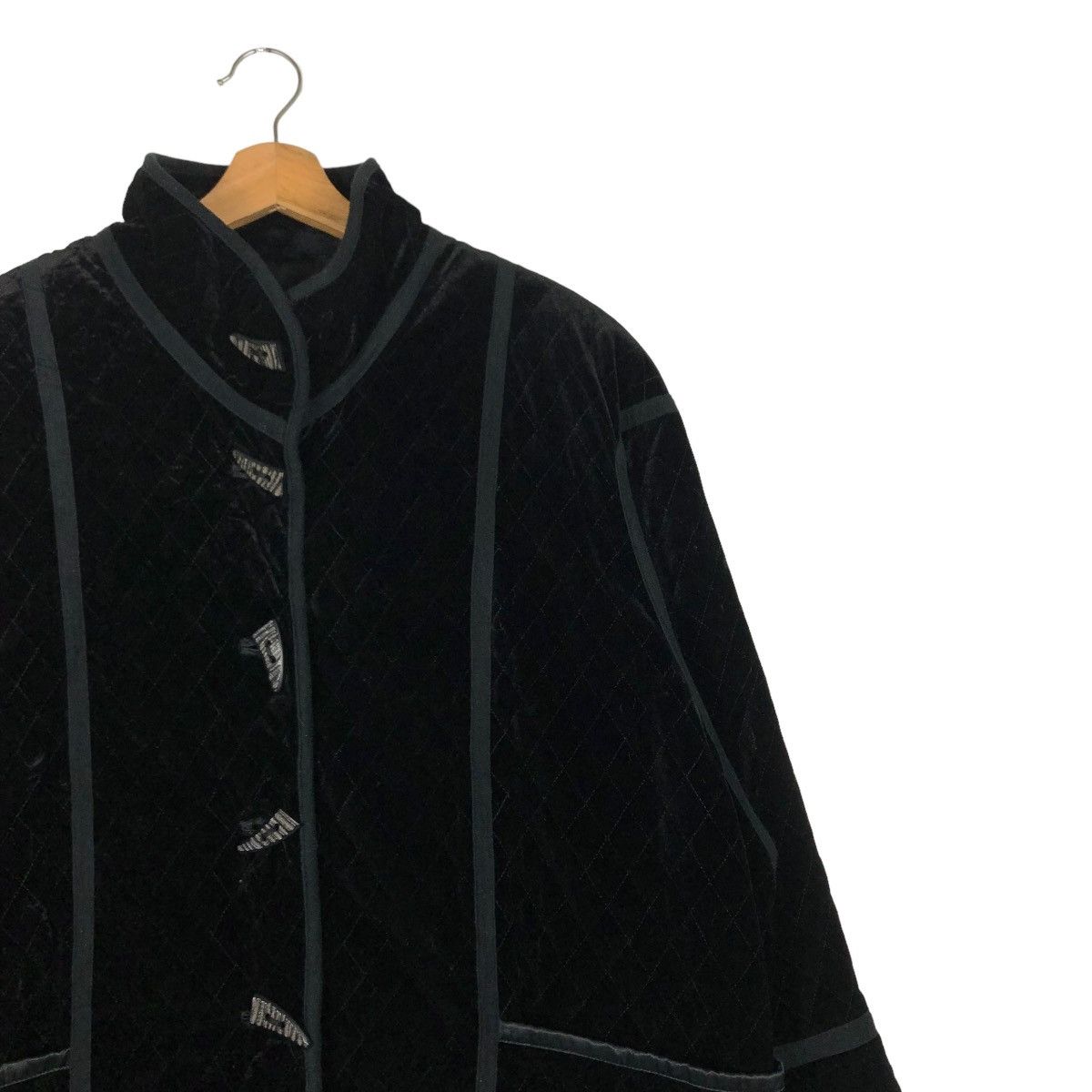 Designer × Japanese Brand × Vintage 🔥VINTAGE VELVET BUTTON JACKET QUILTED KATSUMI ISSEY MIYAKE Size US L / EU 52-54 / 3 - 8 Thumbnail