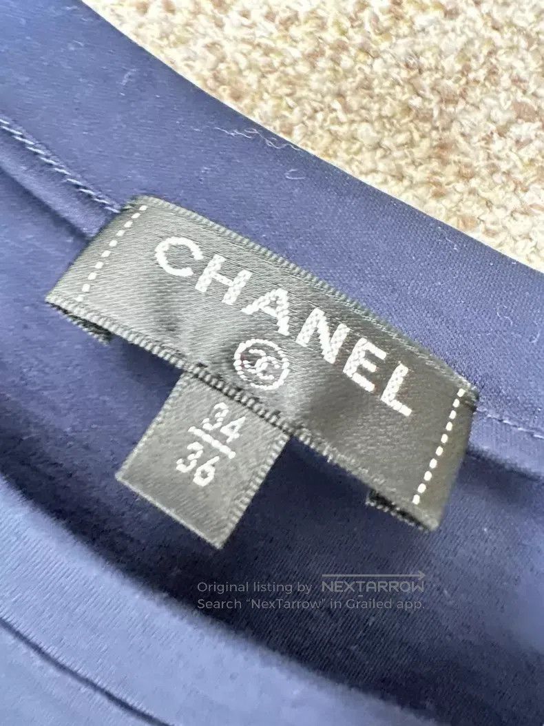 Chanel Chanel 20S Roof Series Dark Blue Double C Diamond Buckle R Size XXS / US 00 / IT 34 - 4 Thumbnail