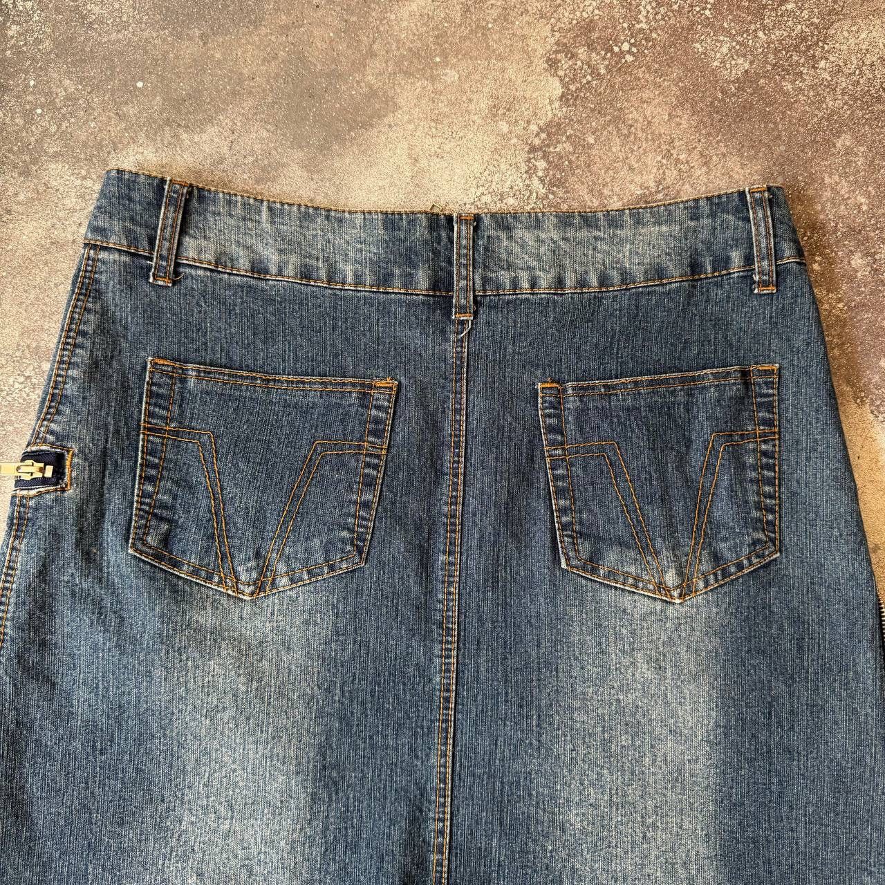 Hysteric Glamour × If Six Was Nine × Japanese Brand Avant Garde Zip Details Multipocket Midi Skirt Size 32" / US 10 / IT 46 - 7 Thumbnail