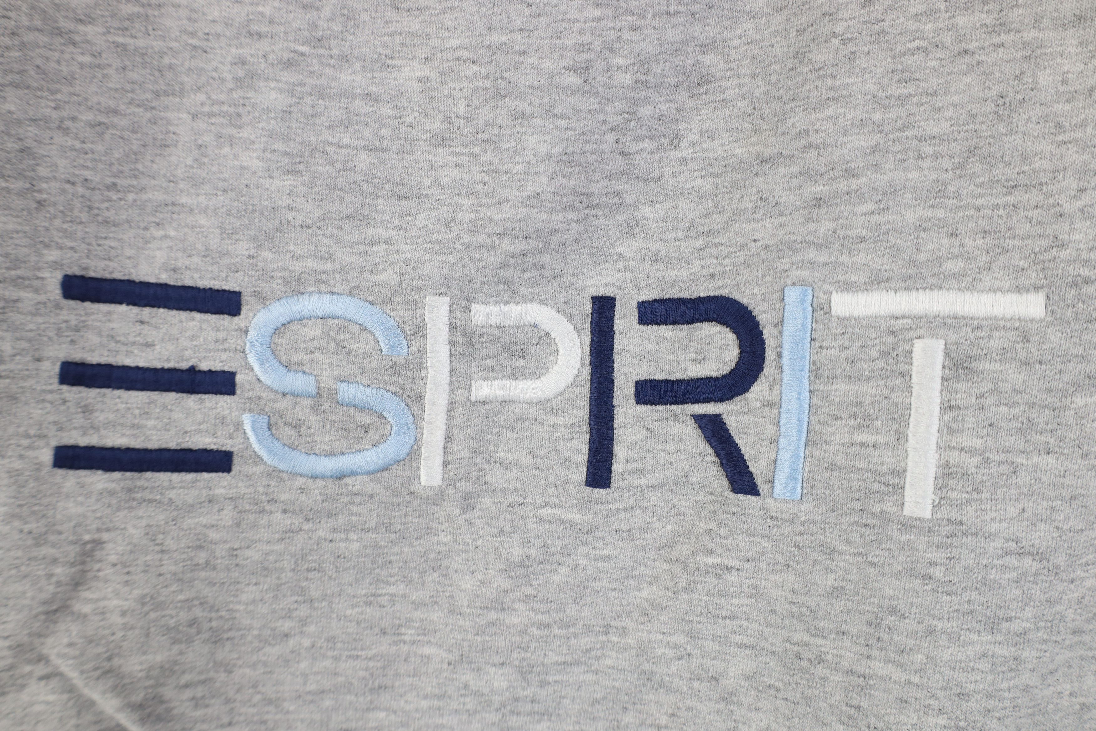 Esprit Vintage 90s Esprit Babydoll Fit Crewneck Sweatshirt Gray Size XL / US 12-14 / IT 48-50 - 4 Thumbnail