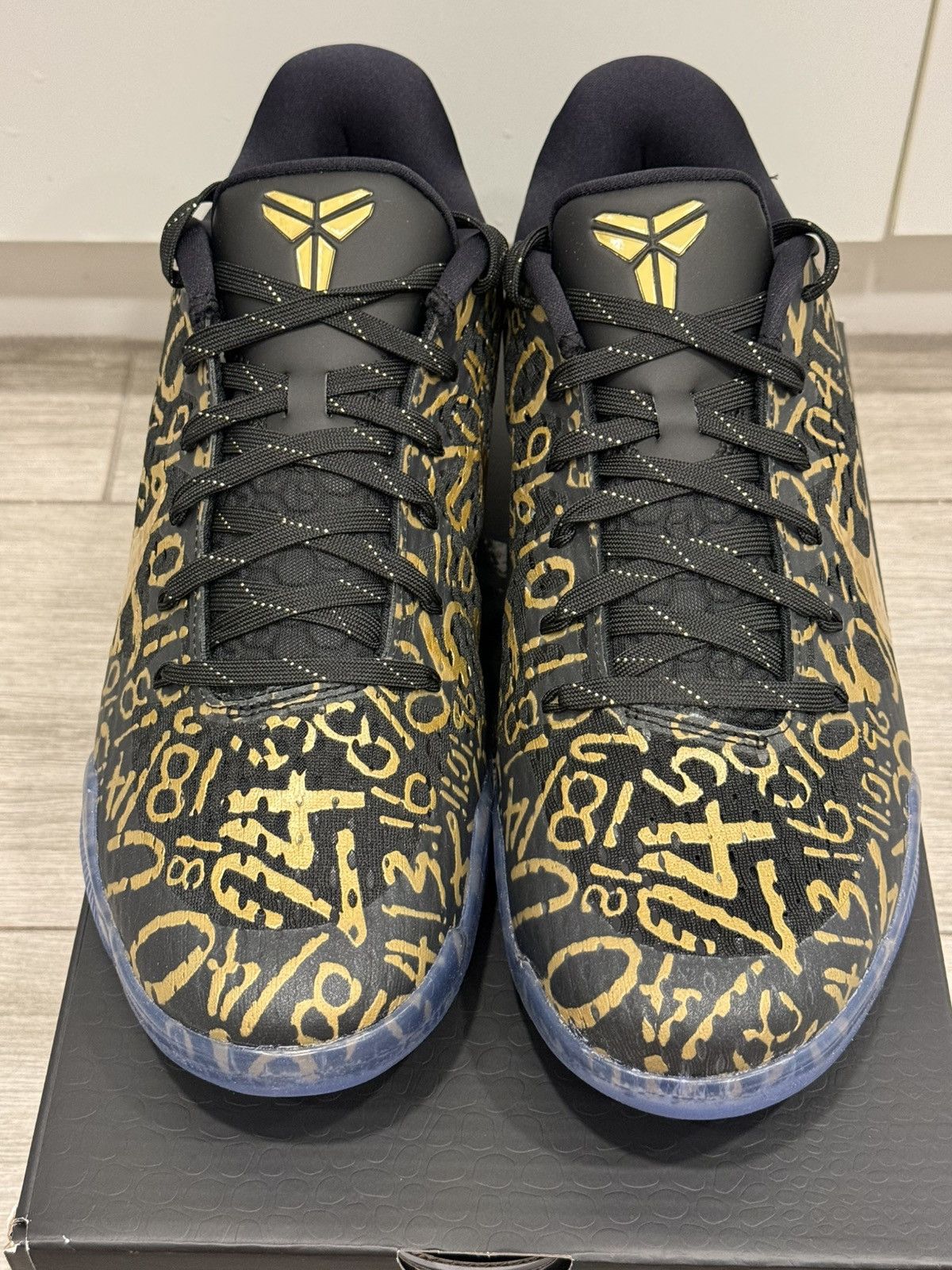 Nike Nike Kobe 11 Protro Low Mamba Day Multi-Color Black Gold 12 Size US 12 / EU 45 - 5 Thumbnail