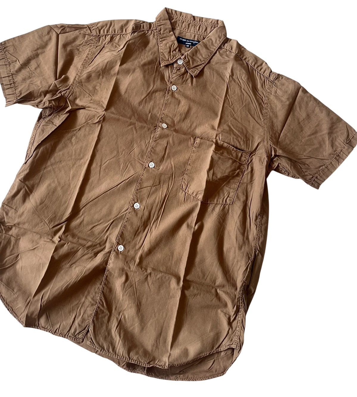 Comme des Garcons Cdg homme AD2004 brown shirt Size US M / EU 48-50 / 2 - 2 Thumbnail