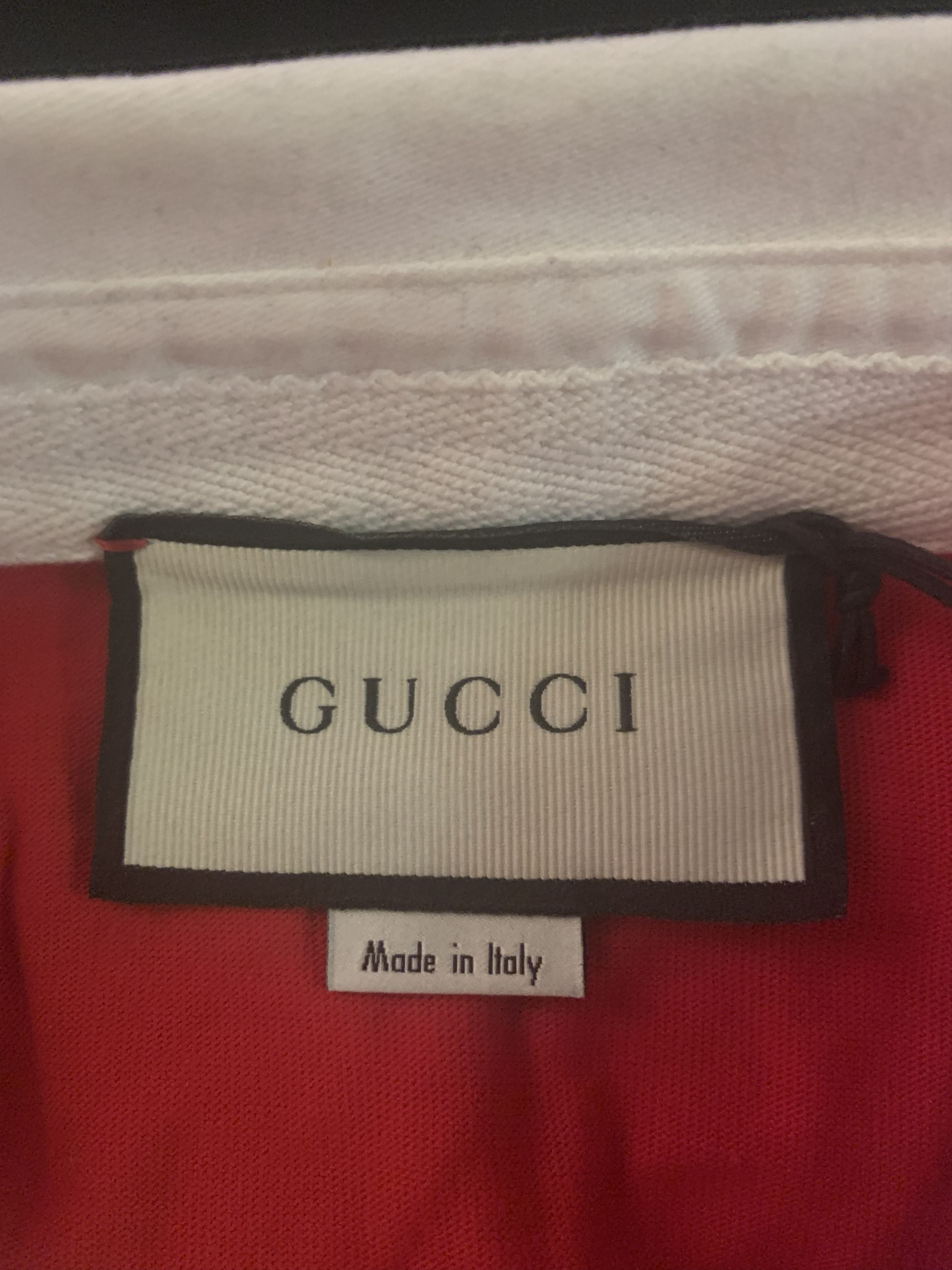 Gucci Gucci Long Sleeve Polo Shirt Size US L / EU 52-54 / 3 - 5 Thumbnail
