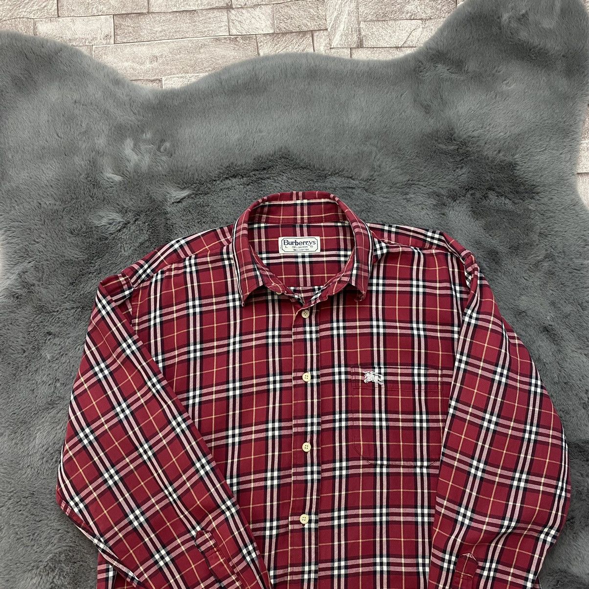 Burberry DL Burberry london vintage Checkered Flannel #023 Size US L / EU 52-54 / 3 - 12 Thumbnail