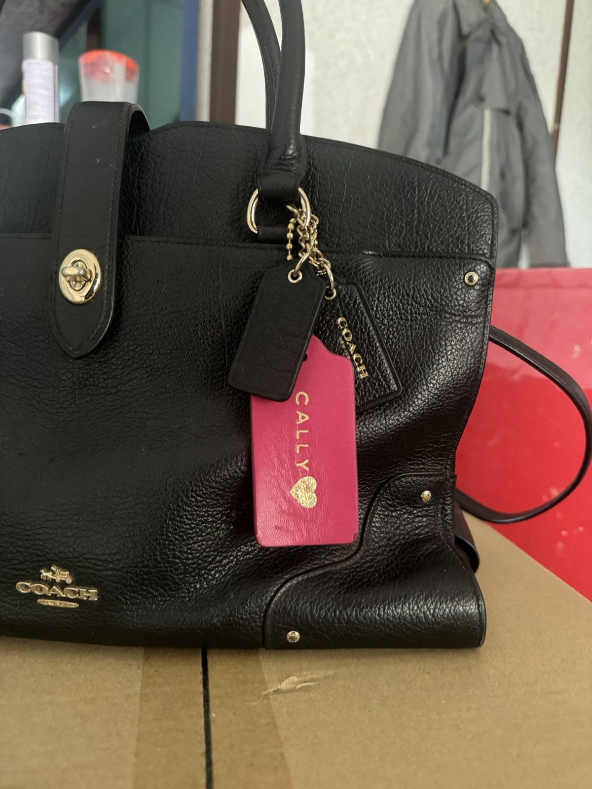 Coach × Designer Coach HandBag Full Leather Size ONE SIZE - 7 Thumbnail