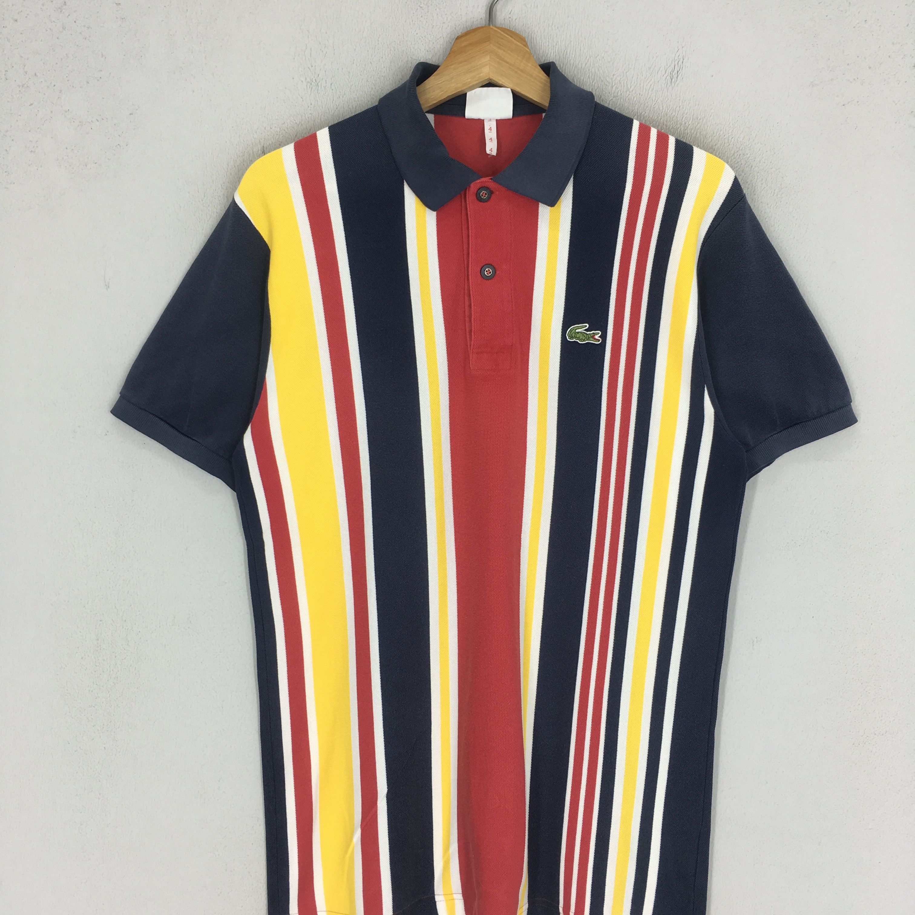 Lacoste Lacoste Polo Shirt Multicolor Stripes Size US M / EU 48-50 / 2 - 8 Thumbnail