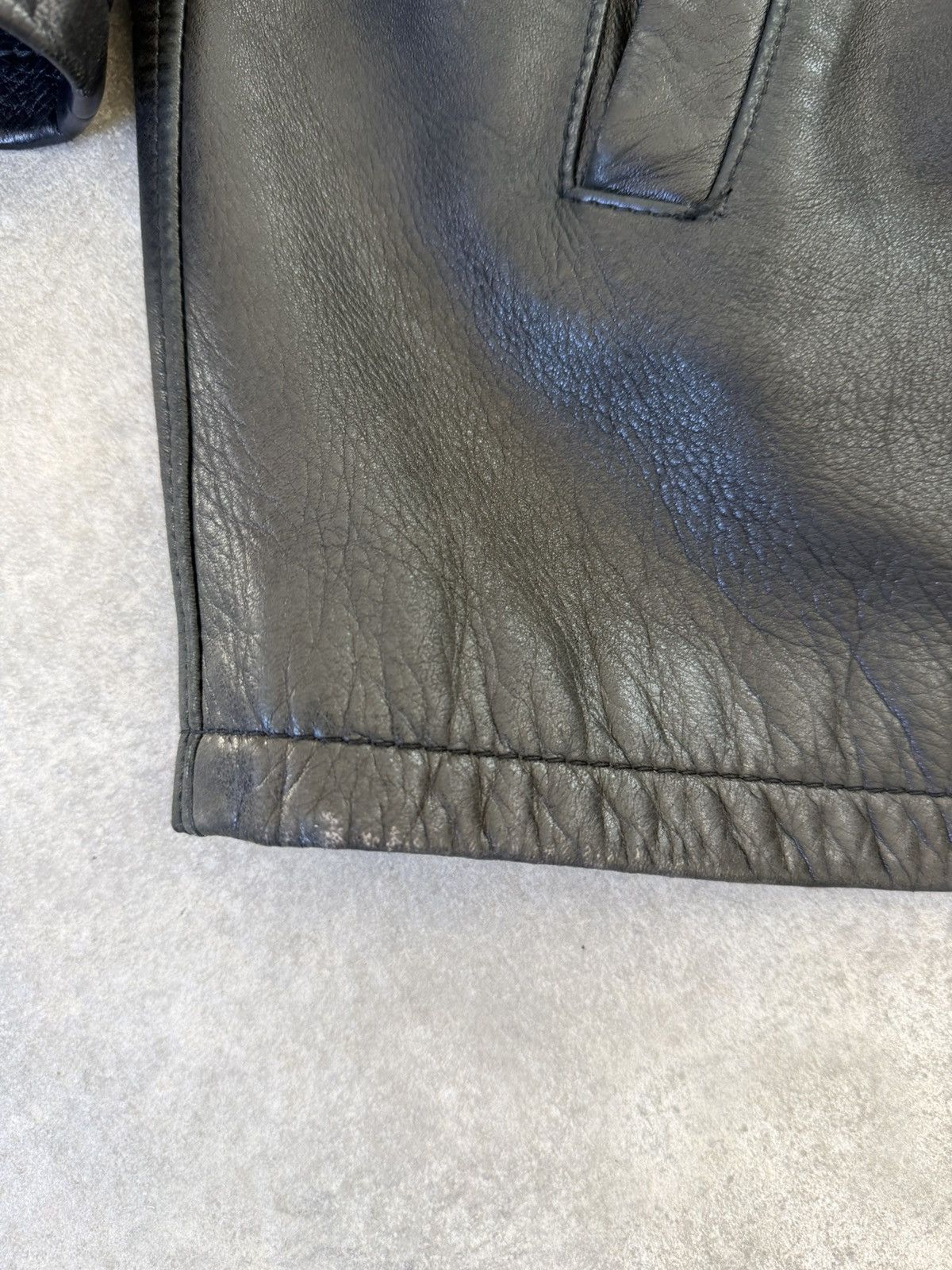 Prada Prada Leather Coat Size US M / EU 48-50 / 2 - 8 Thumbnail