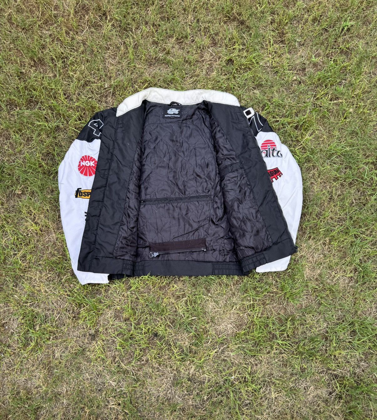 Vintage Vintage Nascar Grand Prix Speed Rider Team Racing Jacket Size US L / EU 52-54 / 3 - 7 Thumbnail