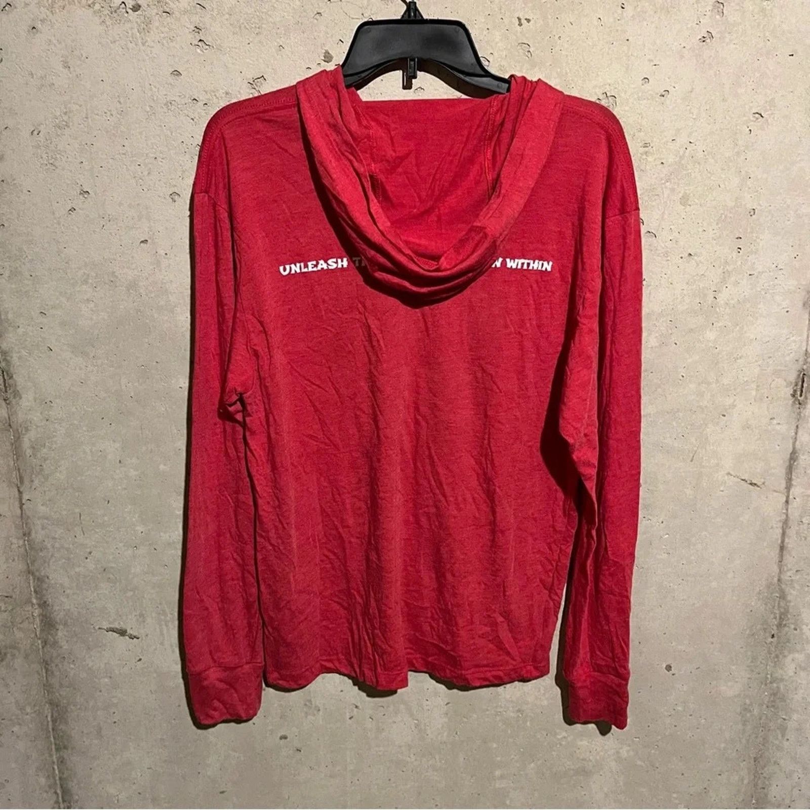Other HIDETADA YAMAGISHI Red Hooded Long Sleeve Shirt Sz M Dragon Size US M / EU 48-50 / 2 - 4 Thumbnail