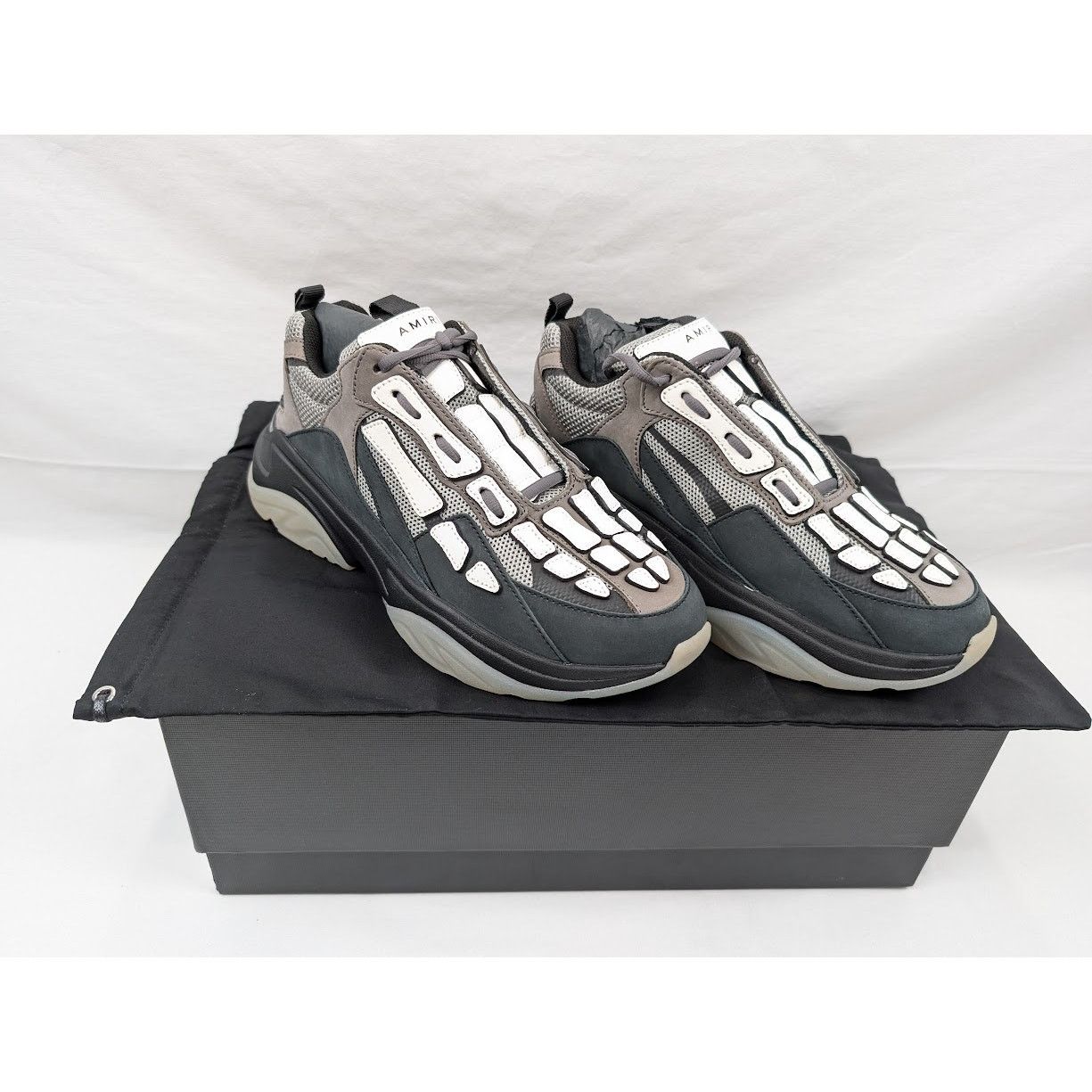 Amiri o1rshd1 Q:2 / Bone Runners in Black/Grey Size US 8 / EU 41 - 21 Thumbnail