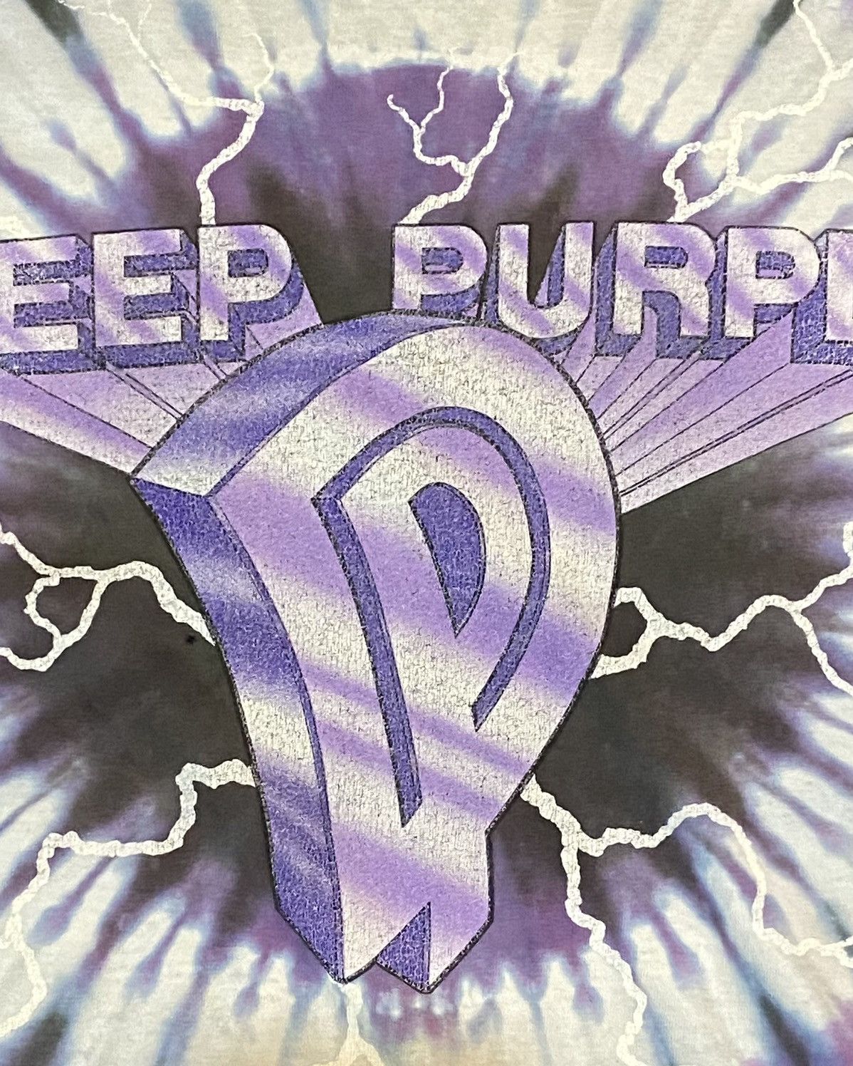 Fruit Of The Loom Tshirt Vintage Deep Purple 1991 Slaves And Masters Thunder Size US XL / EU 56 / 4 - 4 Thumbnail