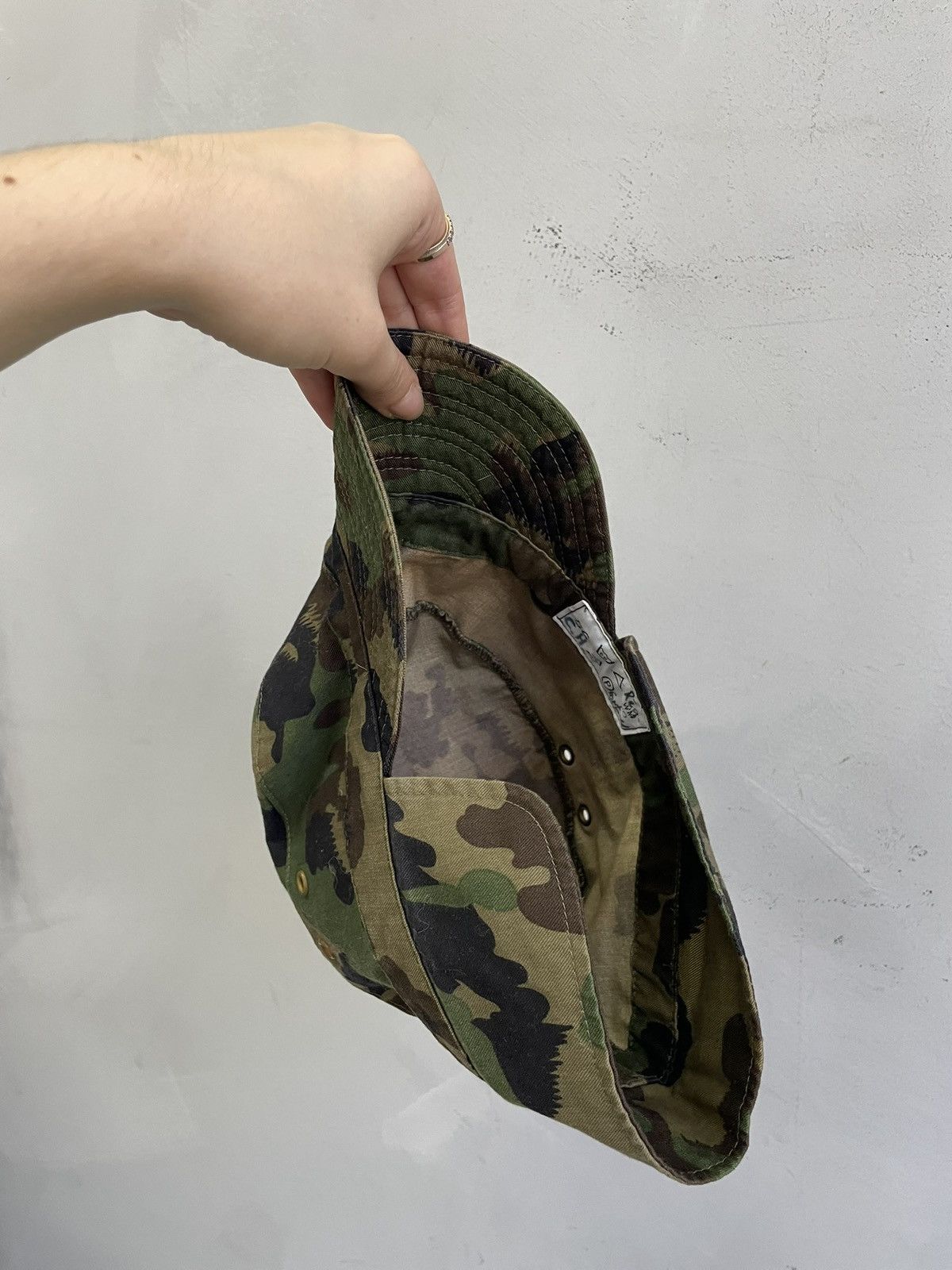 Japanese Brand Military camo cap army style vintage rare y2k Size ONE SIZE - 9 Thumbnail