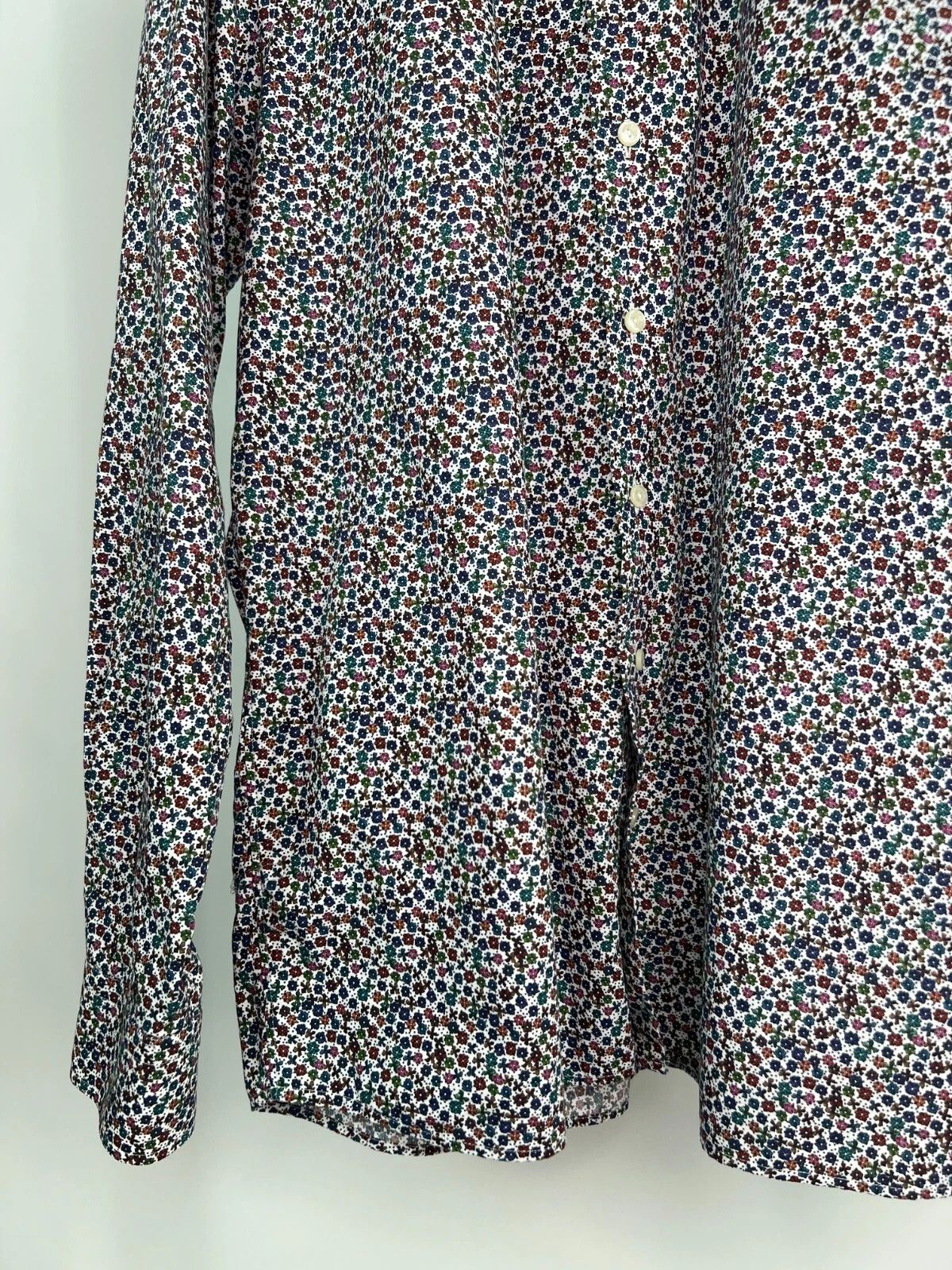 Eton Eton Contemporary Men's Casual Shirt Multicolor Floral XXL Size US XXL / EU 58 / 5 - 4 Thumbnail