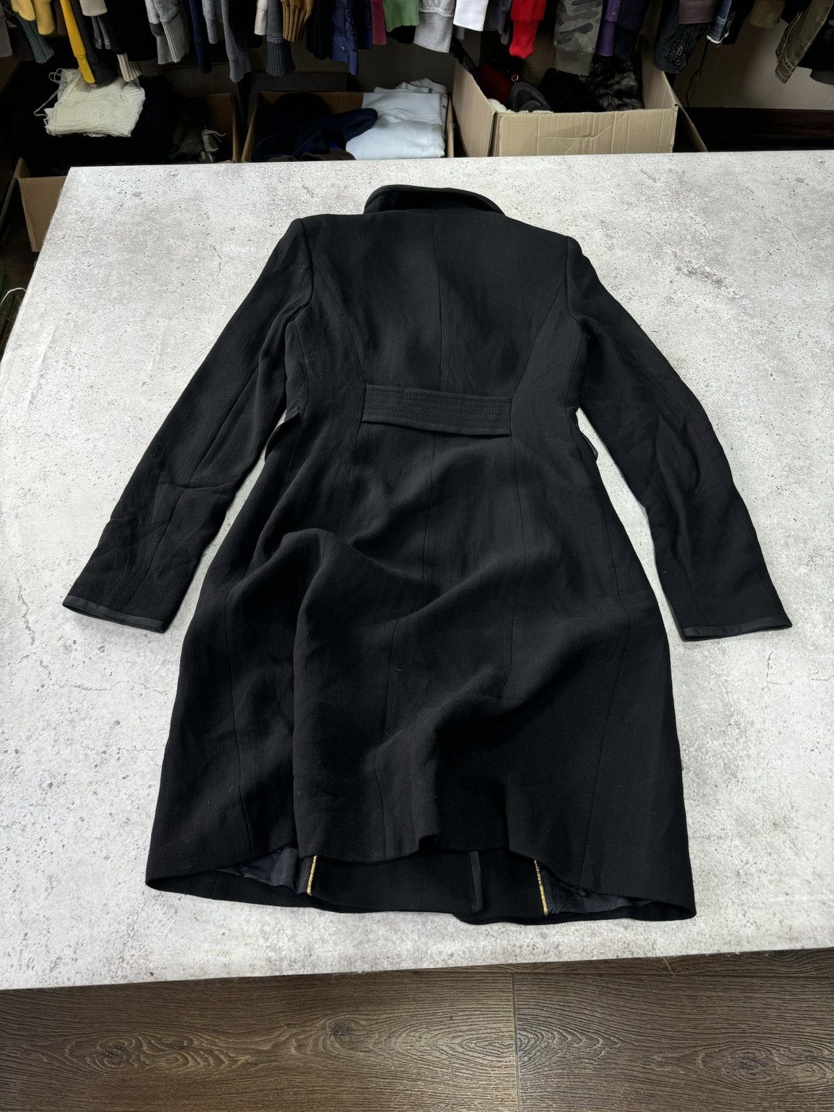 Vintage Napoleon Button Long Jacket Trench Coat