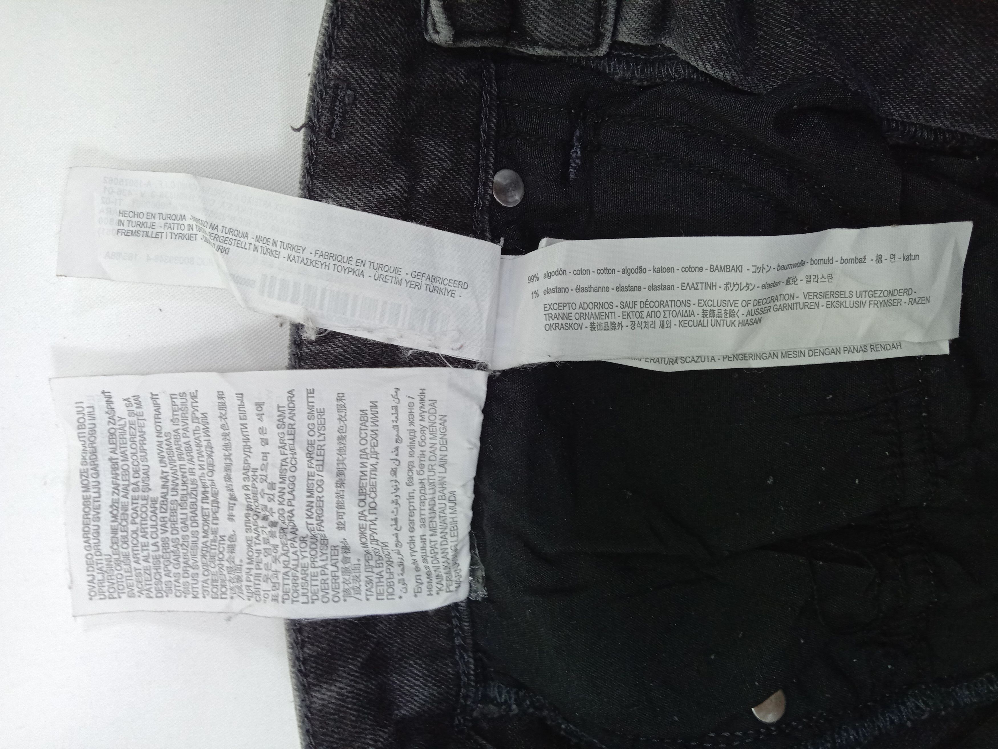 Zara Zara Skinny Biker Jeans Double Knee Denim Size US 34 / EU 50 - 11 Thumbnail
