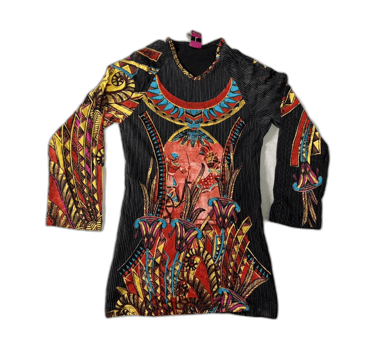Yohji Yamamoto Vintage Sheer Print Top with Lining Size S / US 4 / IT 40 - 1 Thumbnail